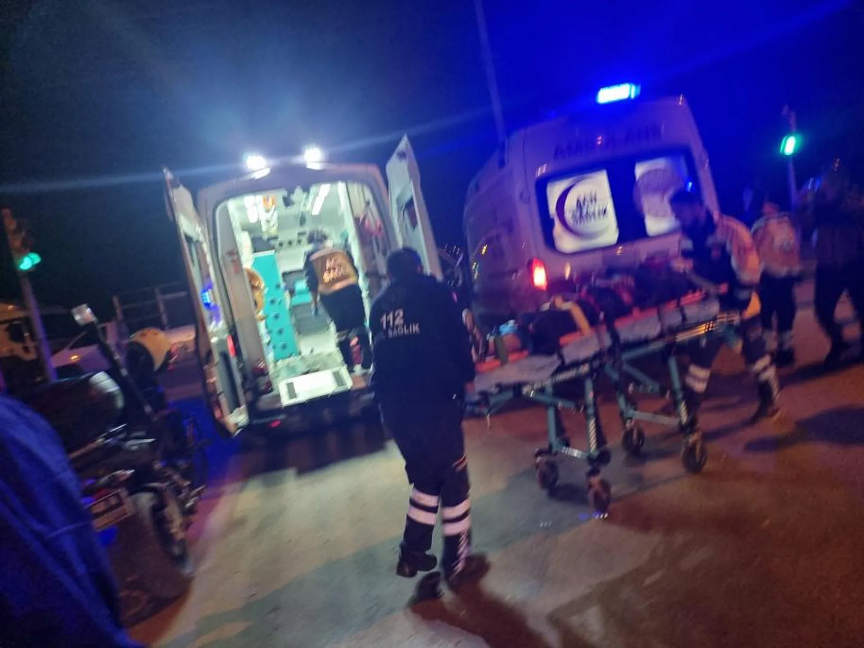 Trafik Kazasında 2 Kişi Yaralandı