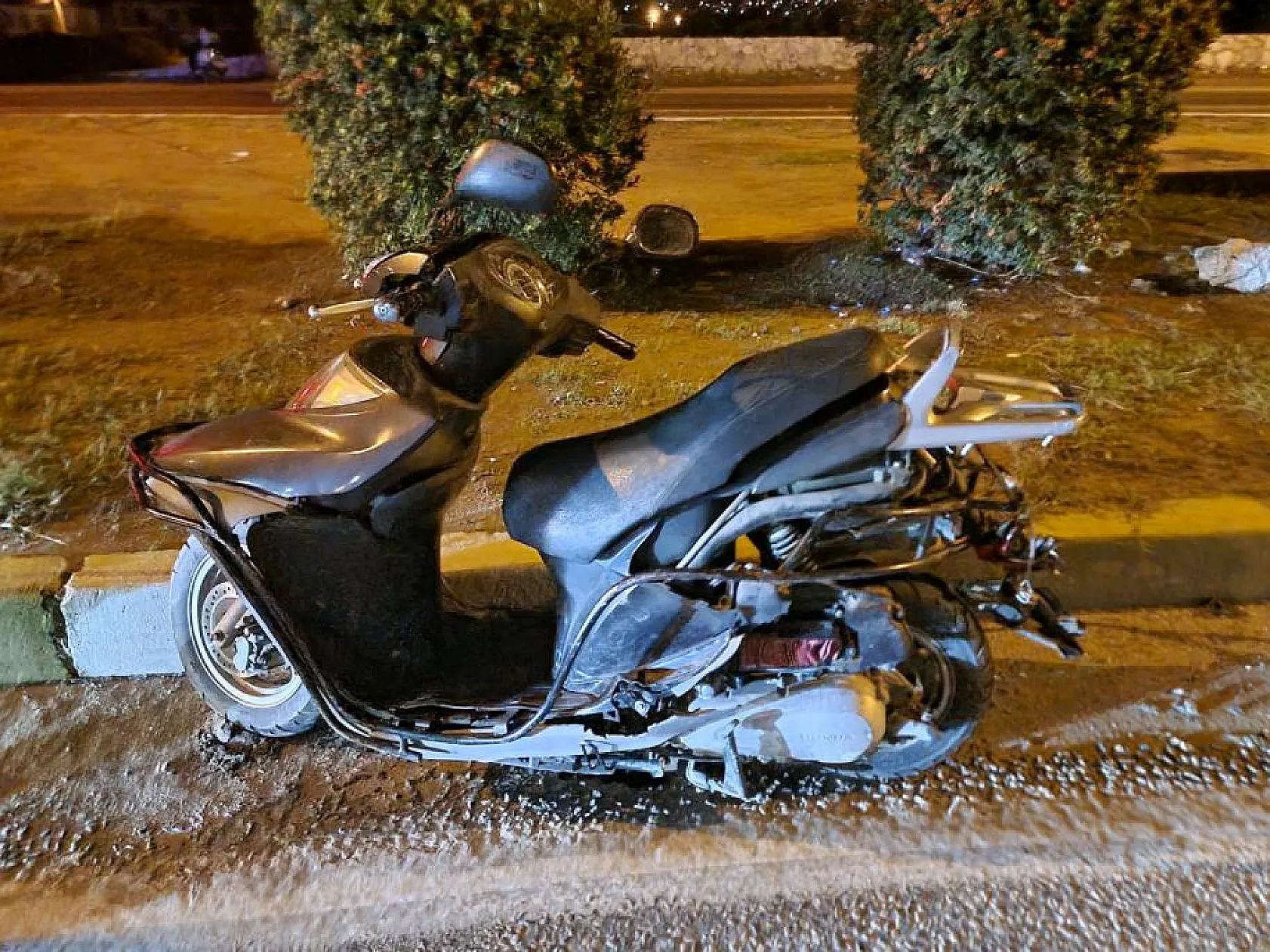 Trafik Kazasında 2 Kişi Yaralandı