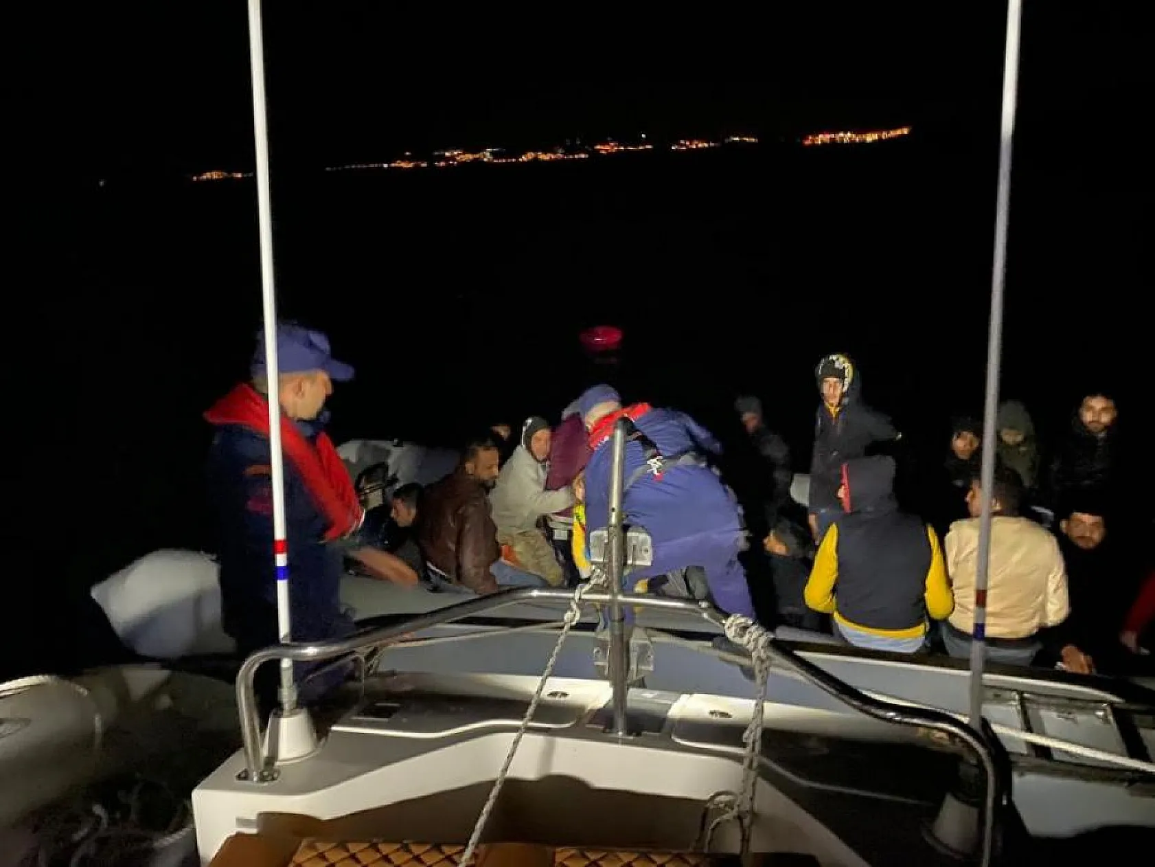 Sahil Güvenlik Ekiplerince göçmenler kurtarıldı