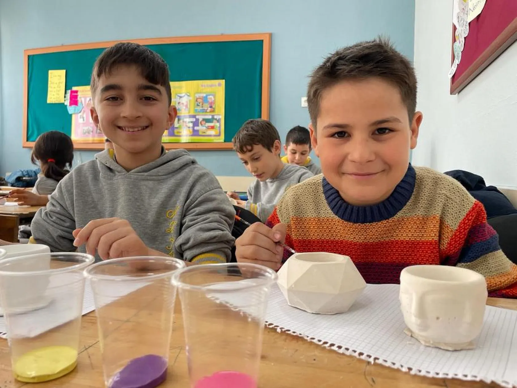 Gönüllü Gençler Çocukları Sanatla Buluşturdu