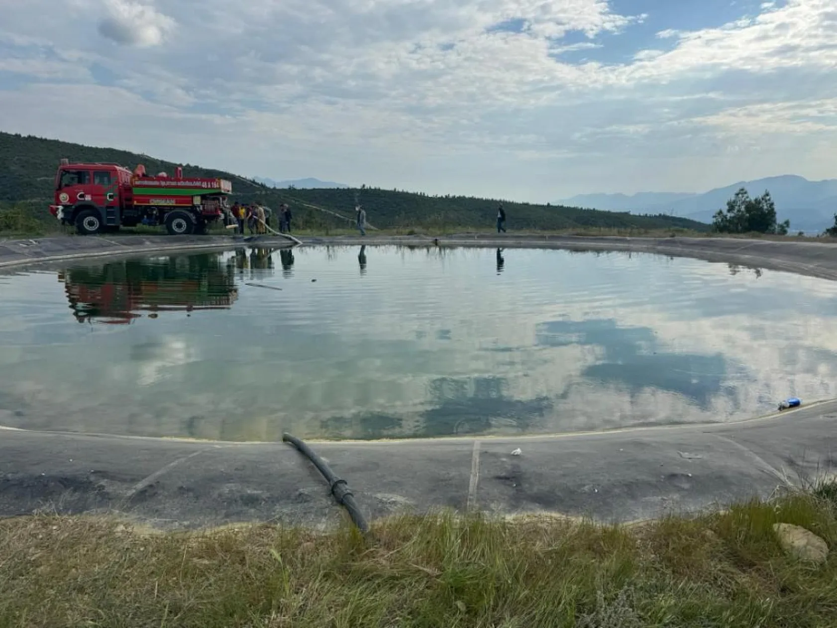 Seydikemer'de yangın söndürme havuzuna düşen çocuk hayatını kaybetti