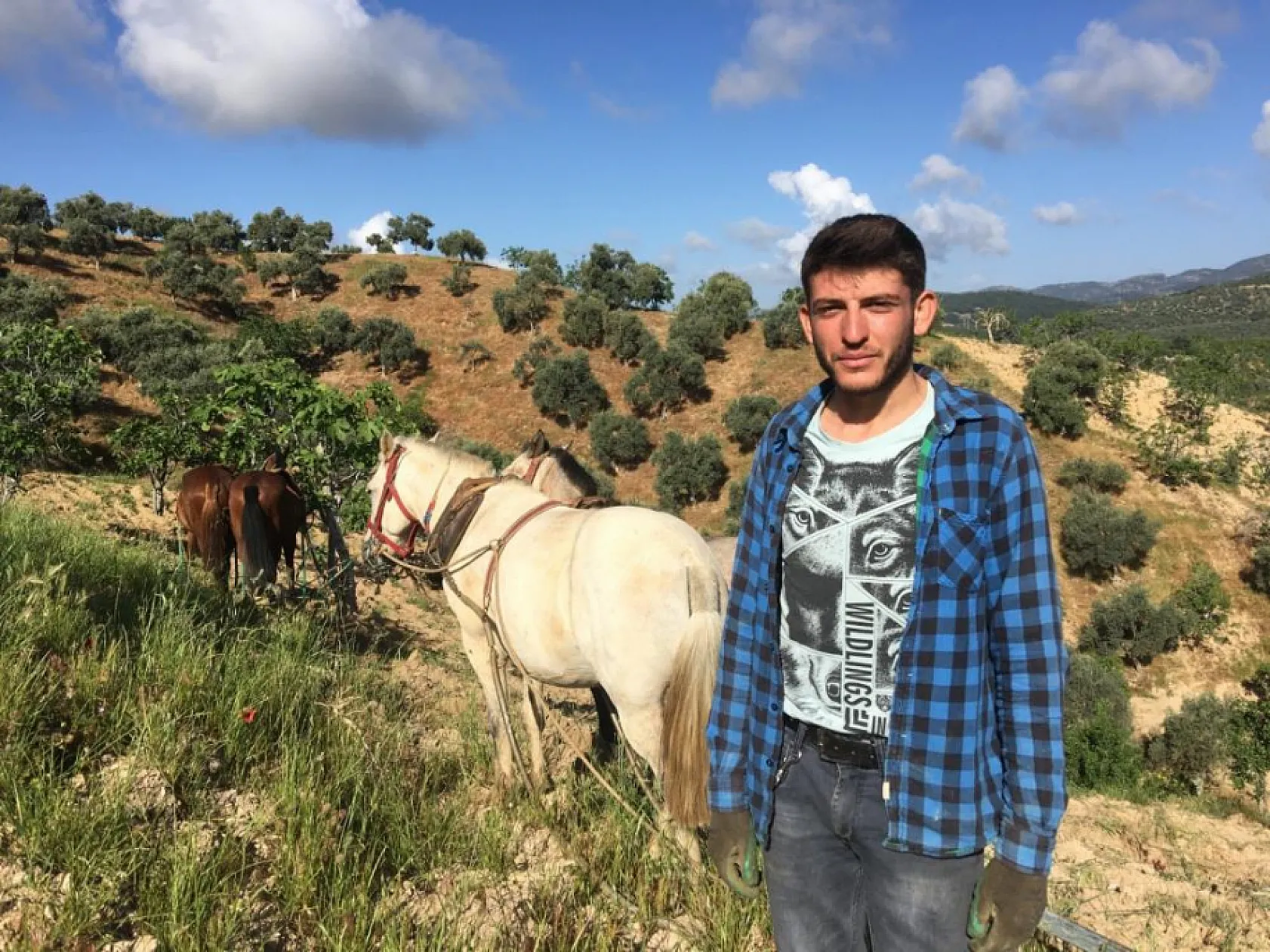 Köyünü terk etmeyen gençler günlük 3 bin liraya çalışıyor