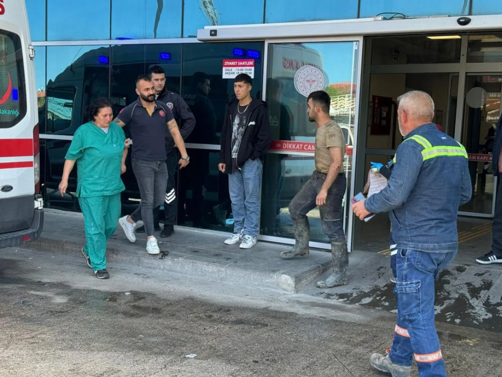 Özel maden ocağında göçük 1 ölü, 1 yaralı