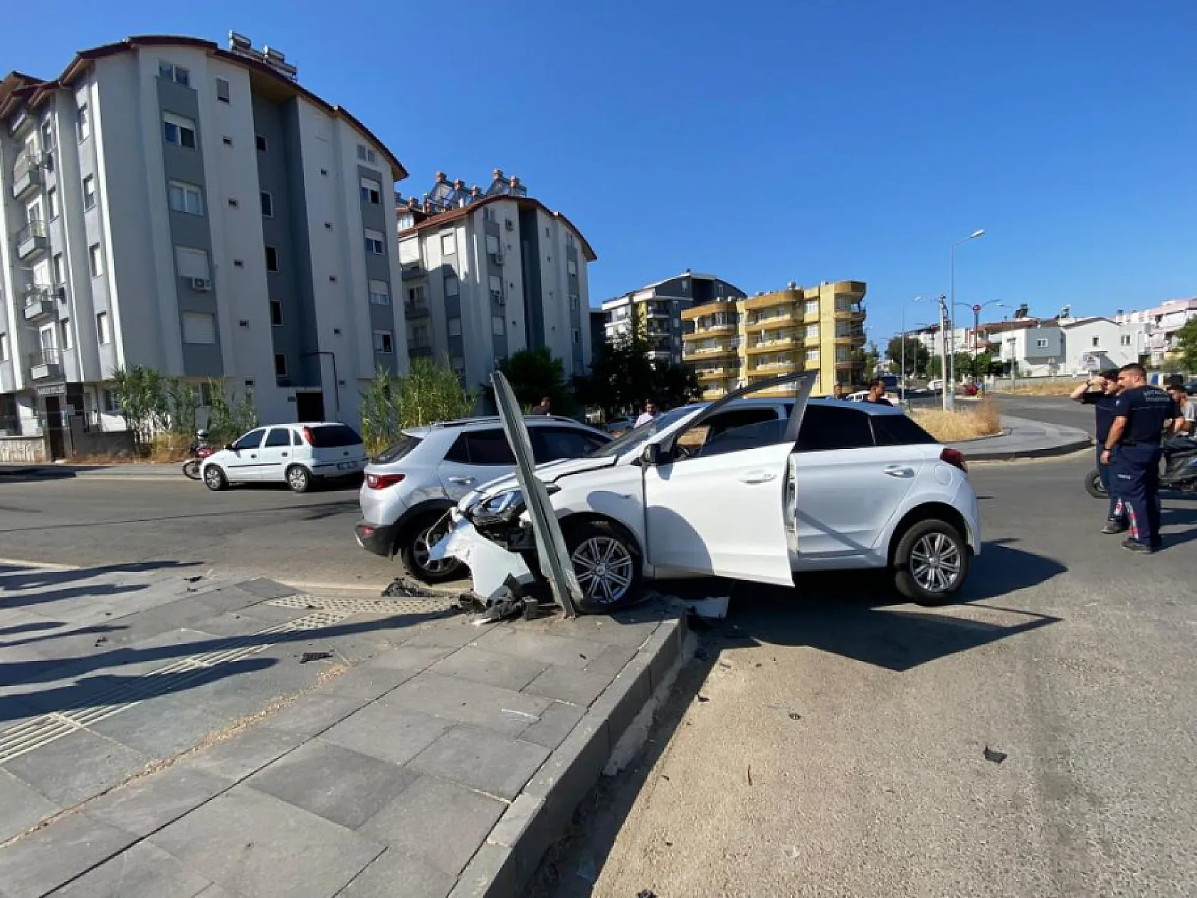 1,5 Yaşındaki Bebek Kazada Yaralı: Anne Gözyaşlarına Boğuldu
