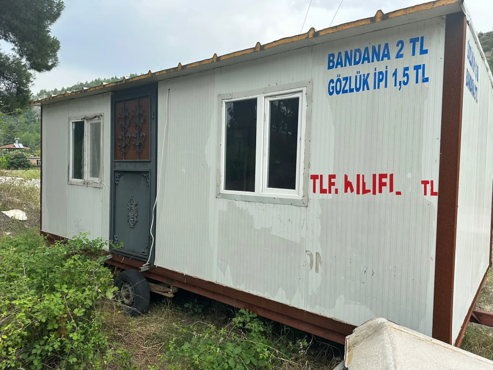 İlginç hırsızlık: Eşine sürpriz olarak aldığı konteyneri çaldılar