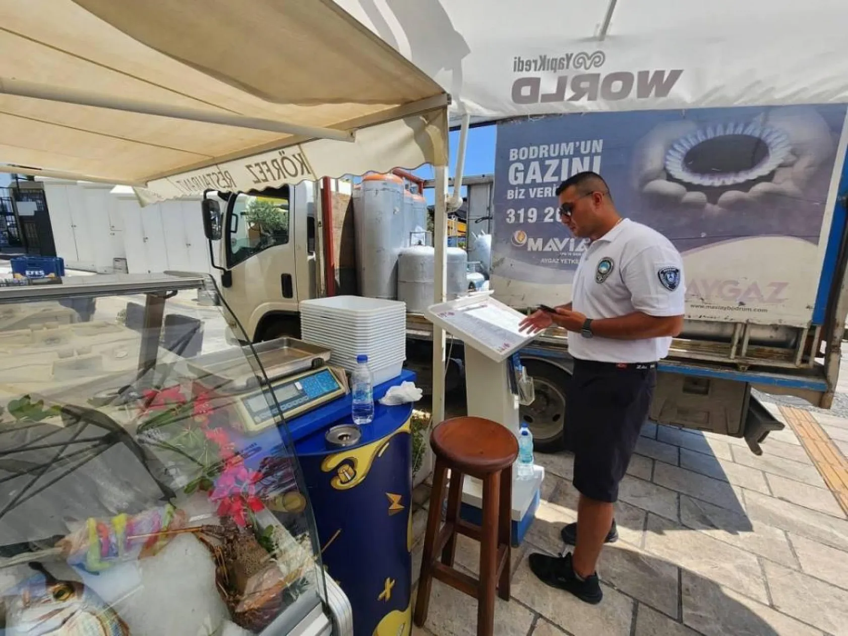 Bodrum Belediyesi turizm zabıtaları denetimde
