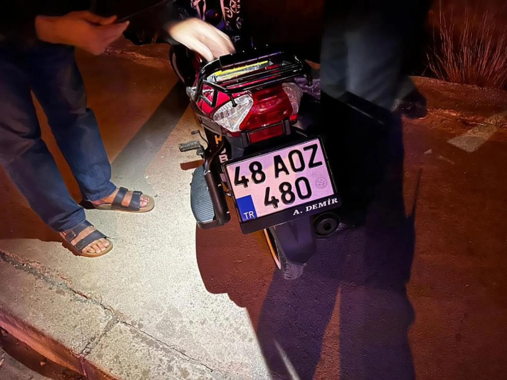 Milas'ta motosiklet kazası: 1 yaralı