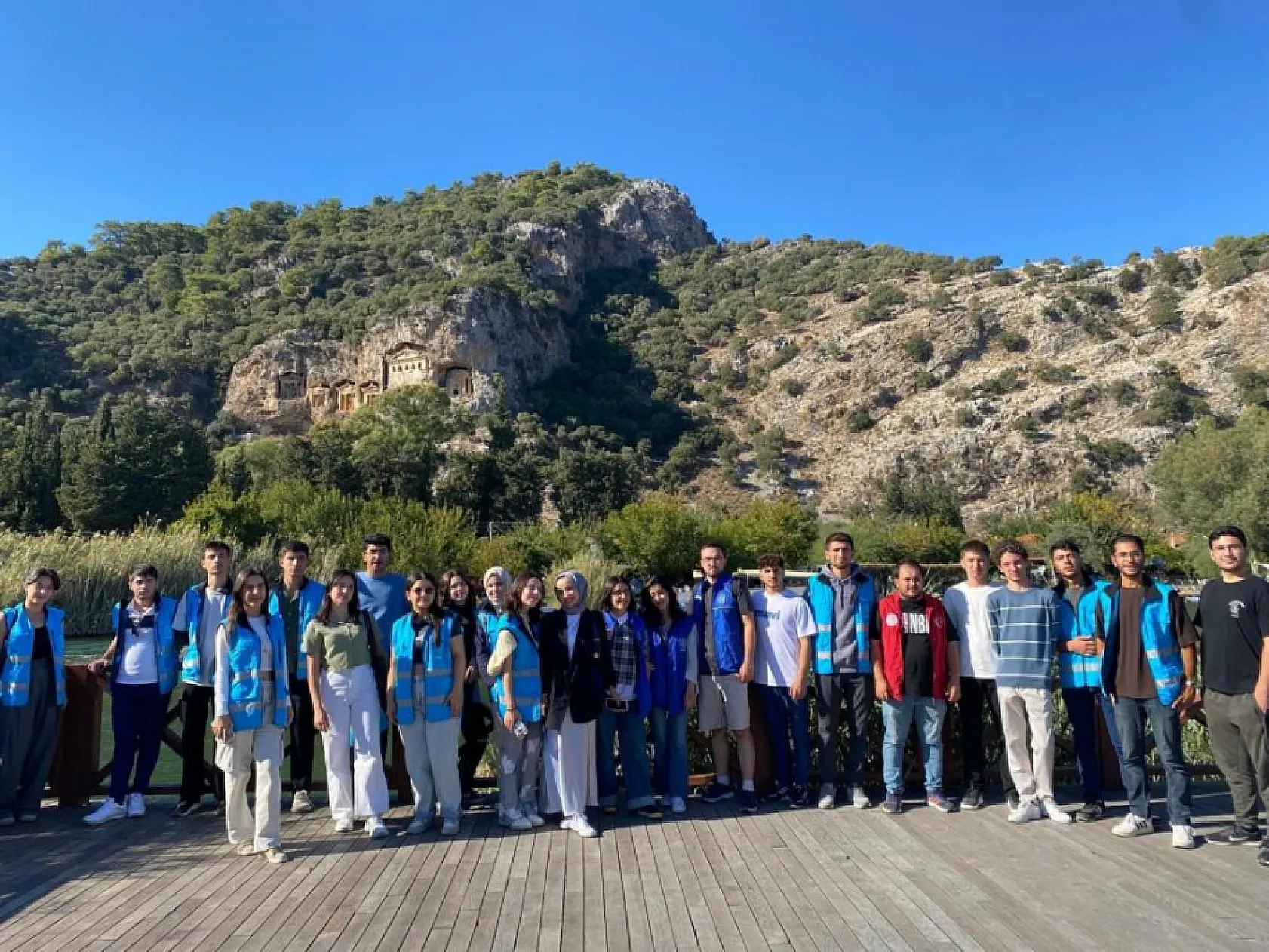Yurt öğrencileri Muğla'da tarihi ve doğal güzellikleri keşfetti