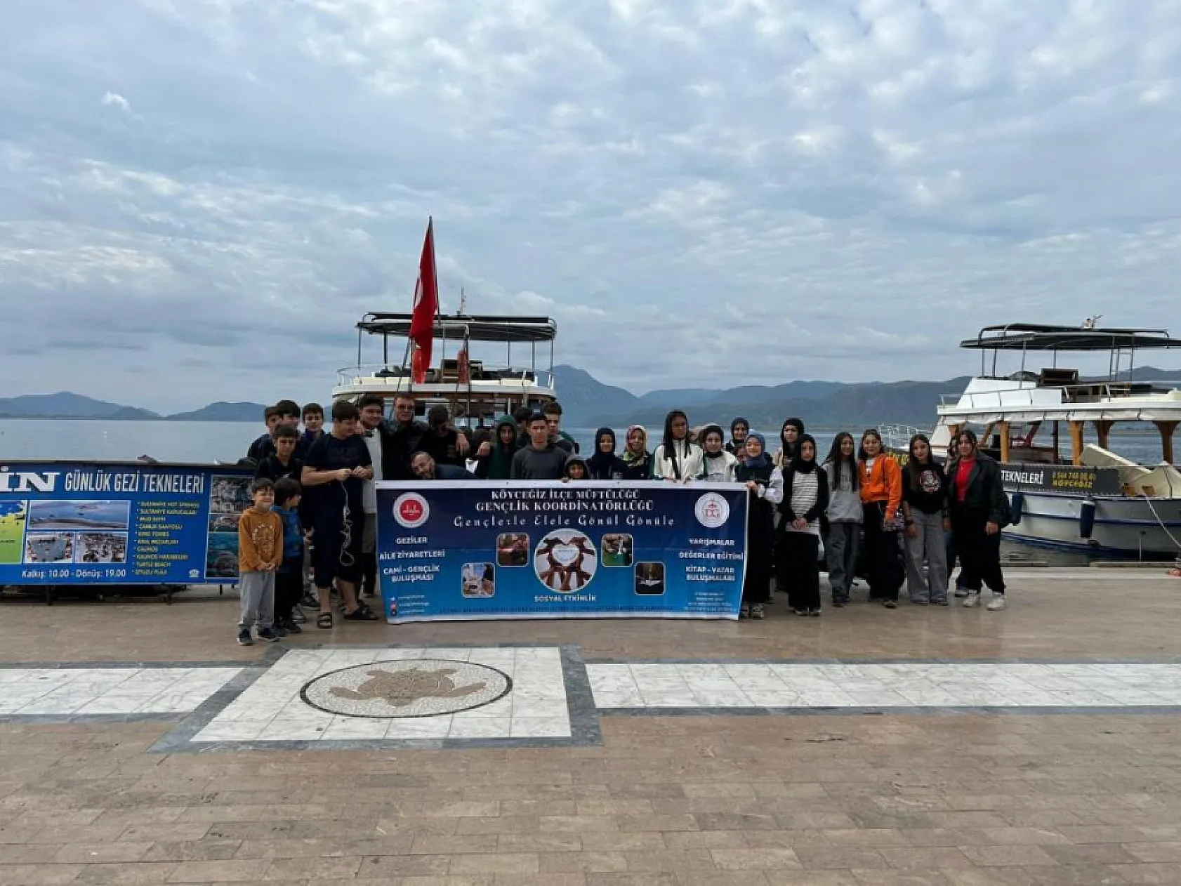 Köyceğiz Müftülüğü'nden gençlere 101. yıl gezisi