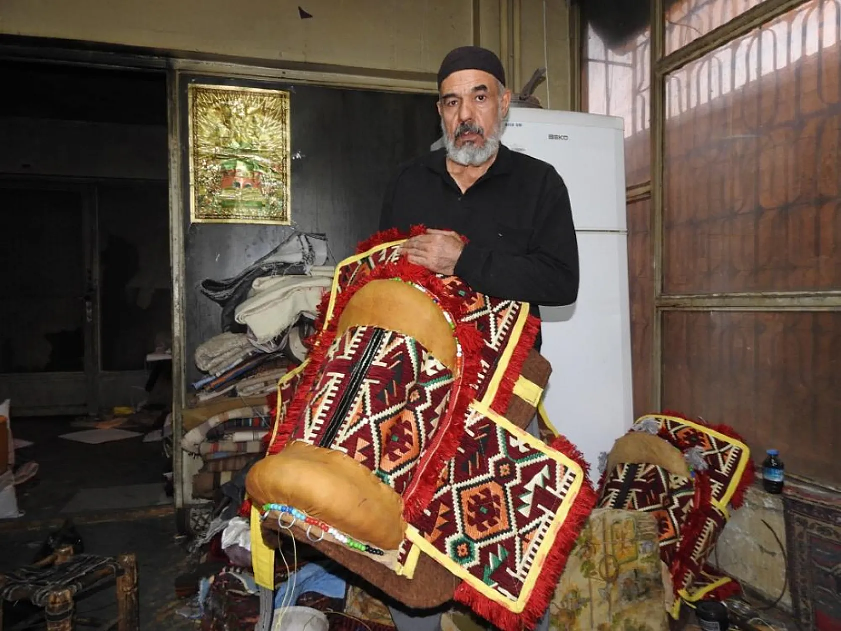 55 yıldır sürdürdüğü baba mesleğinden vazgeçmiyor