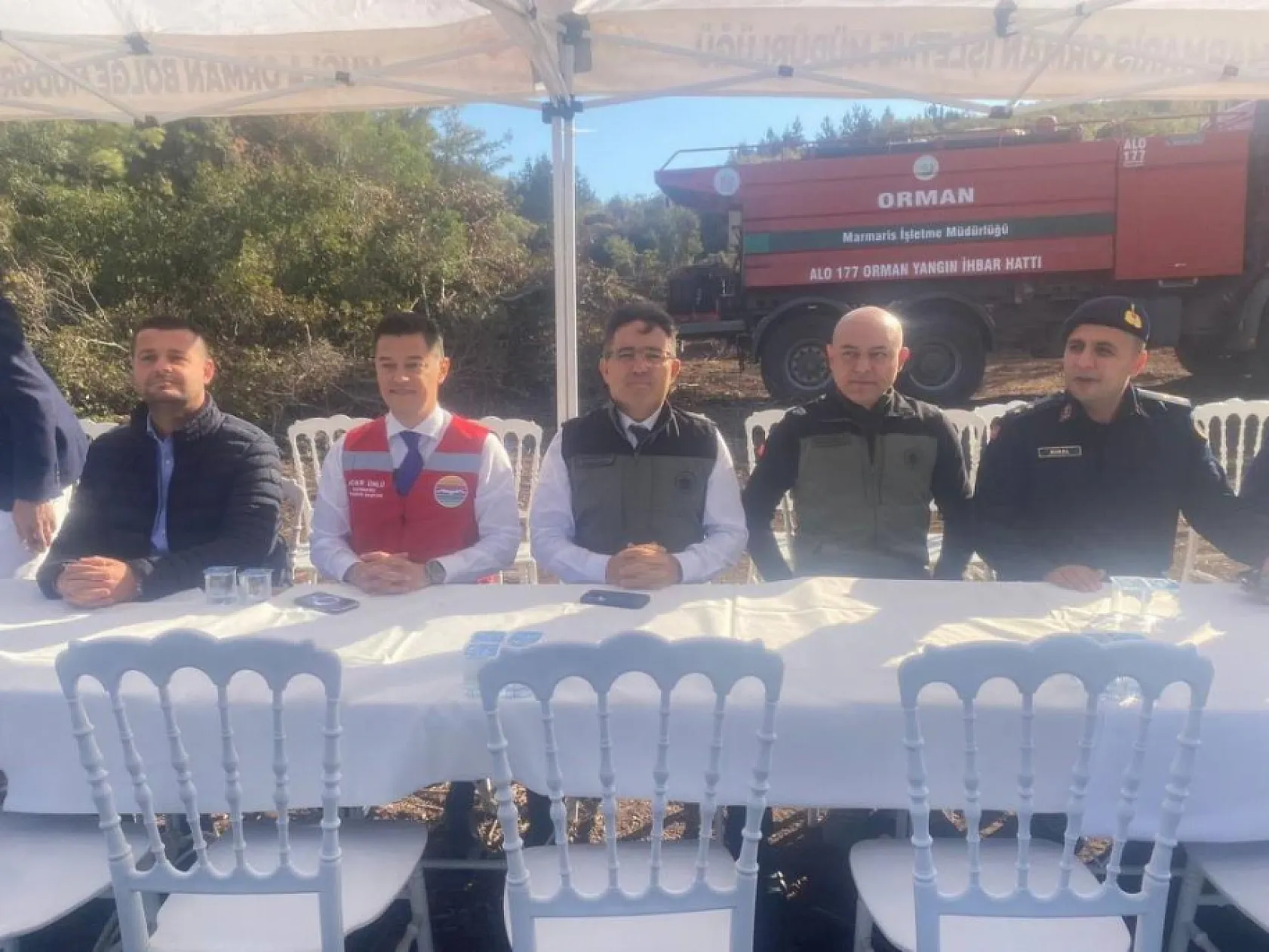 Marmaris'te 11 bin fidan toprakla buluştu