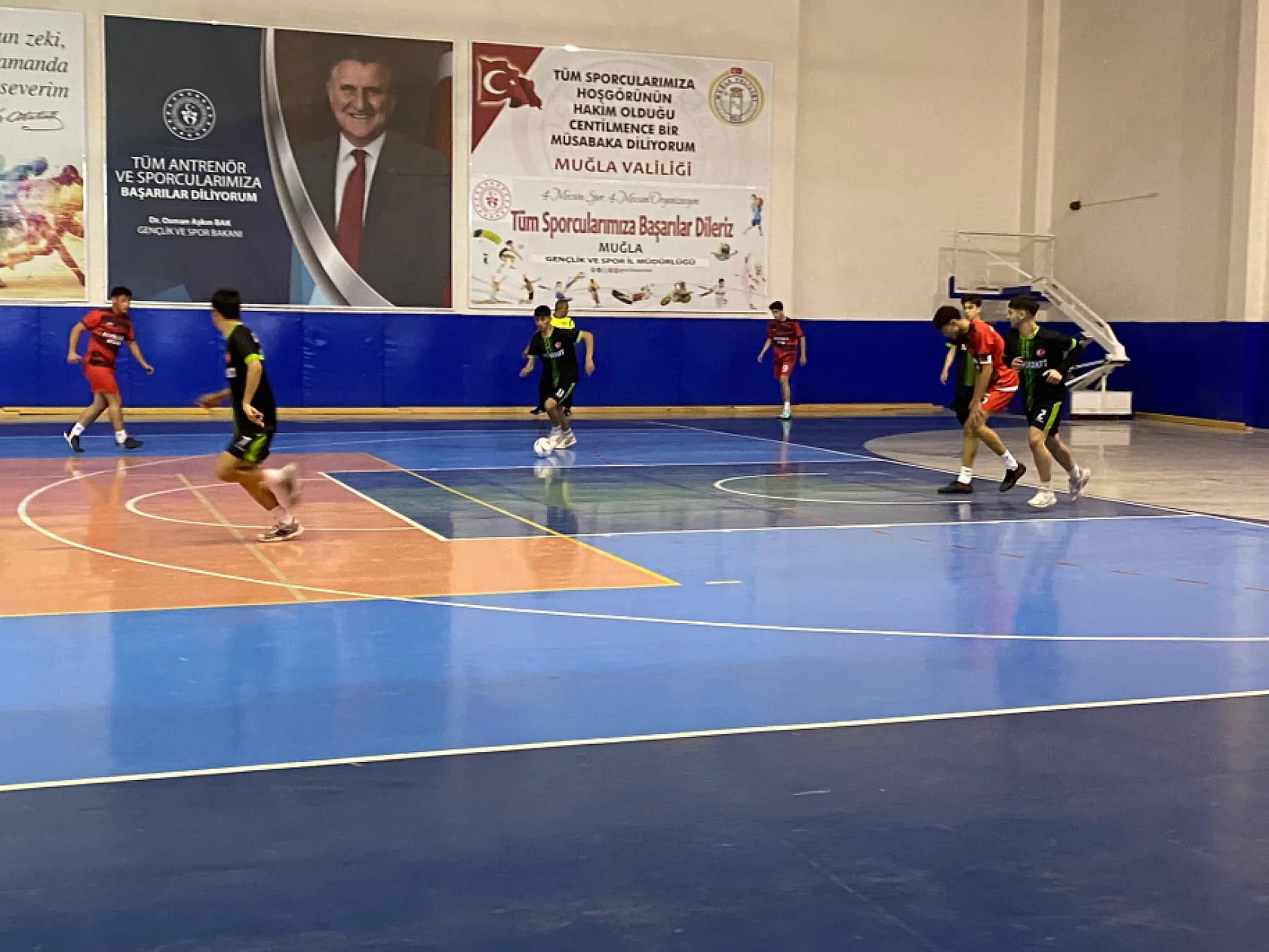Okul sporları Futsal müsabakaları Yatağan'da başladı