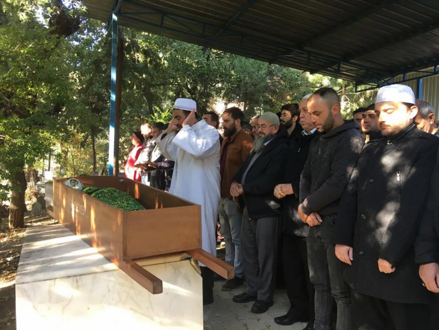 Ölmeden önce selası okutulmuştu