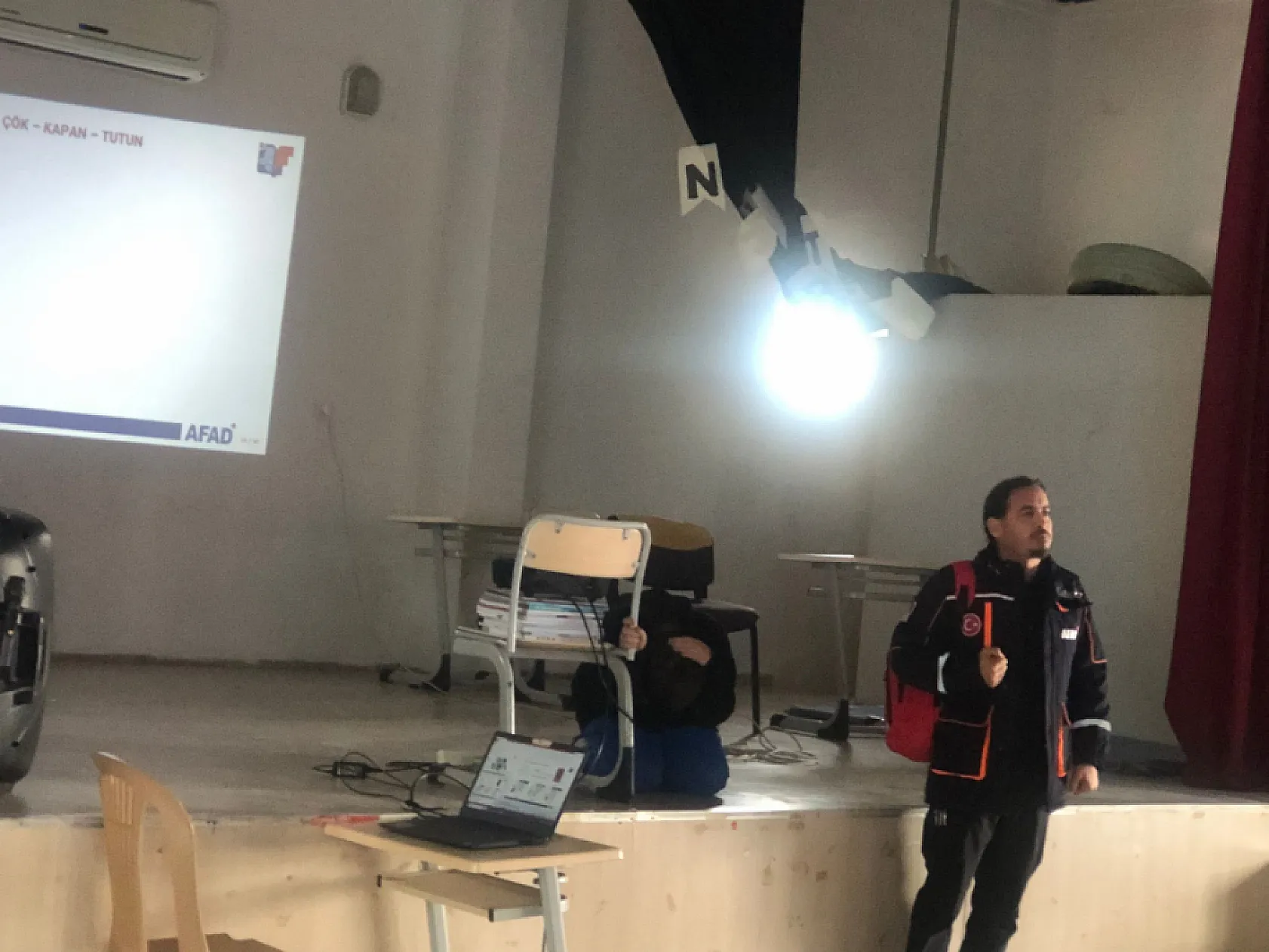 Muğla'da öğrencilere afet farkındalık eğitimi verildi