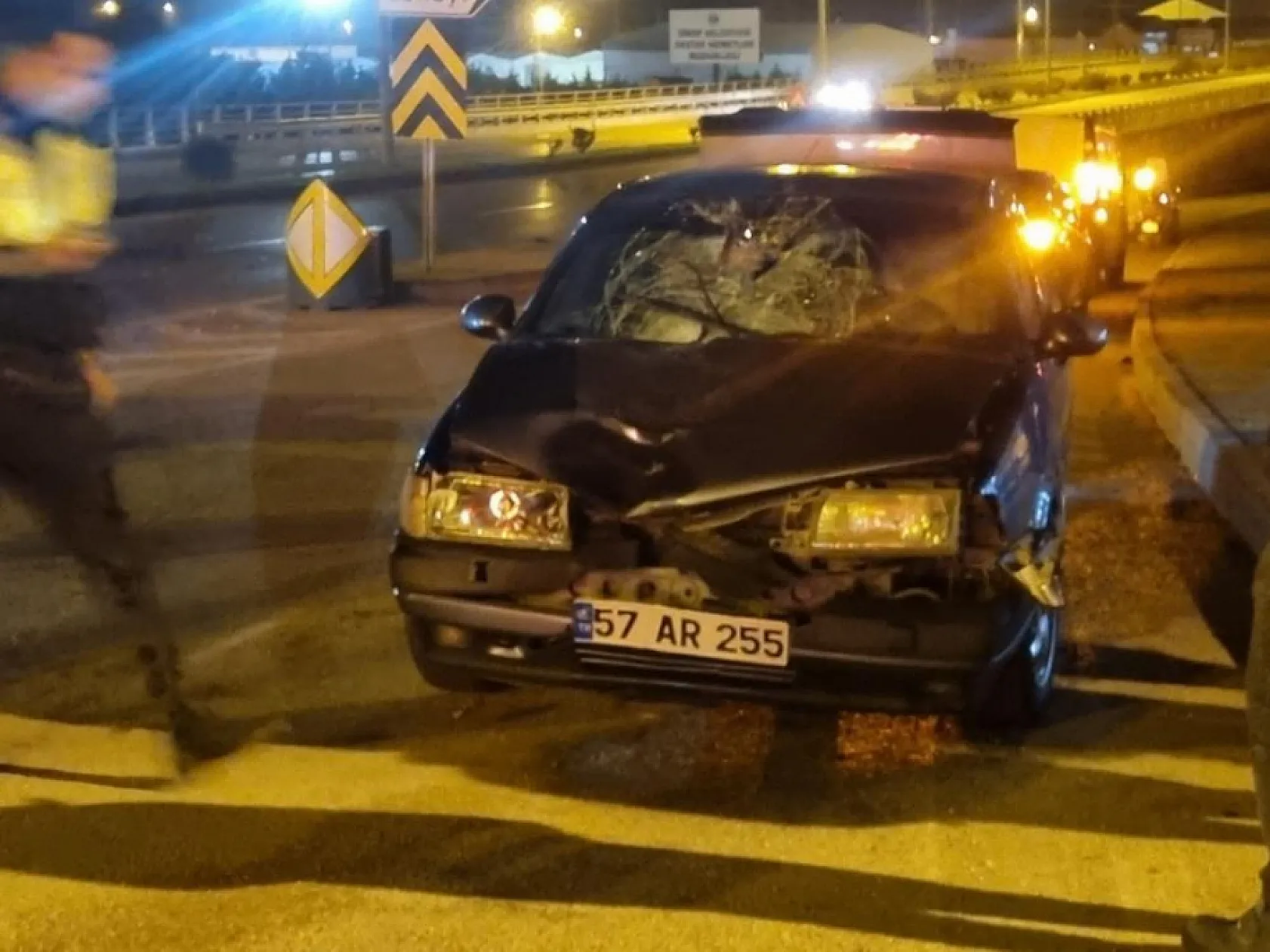 Otomobilin çarptığı yaya öldü