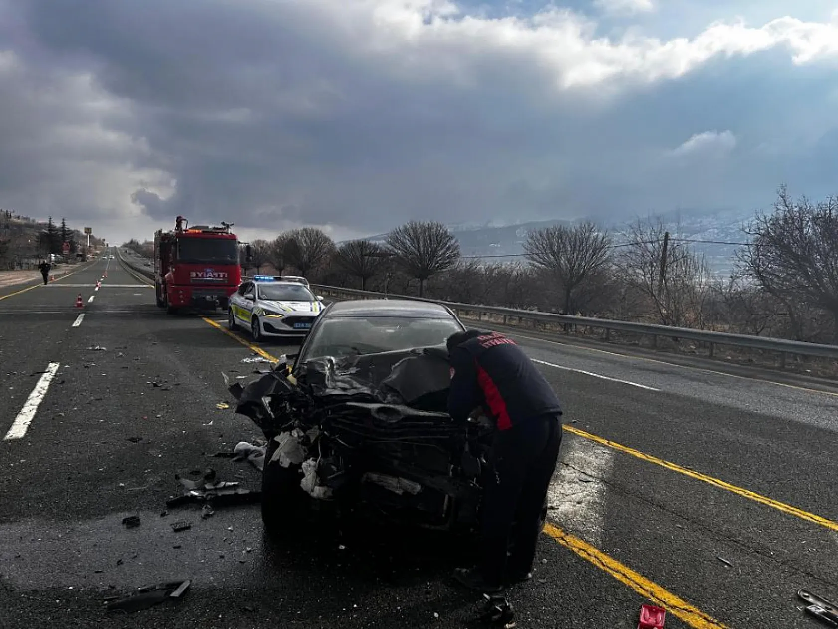 Feci trafik kazası: 2 yaralı