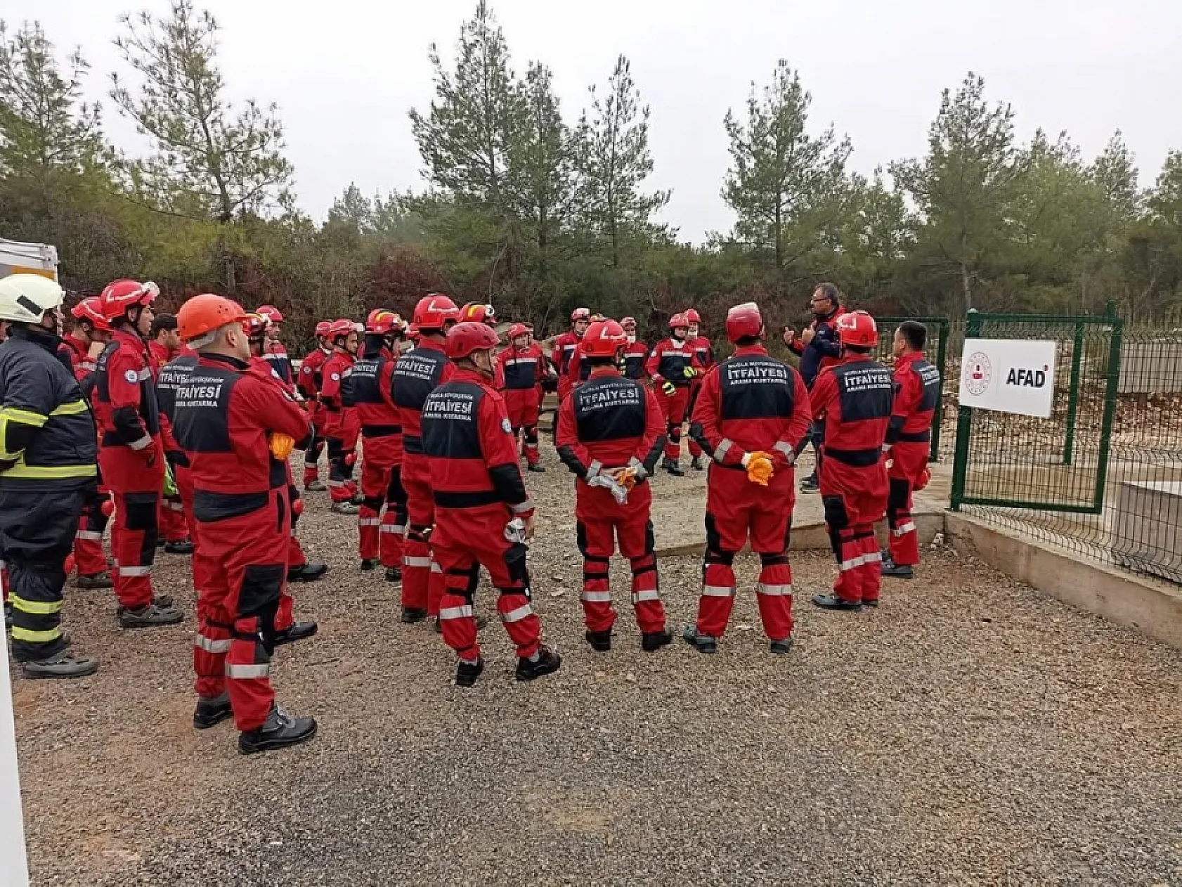 Muğla AFAD'dan itfaiye personeline deprem eğitimi