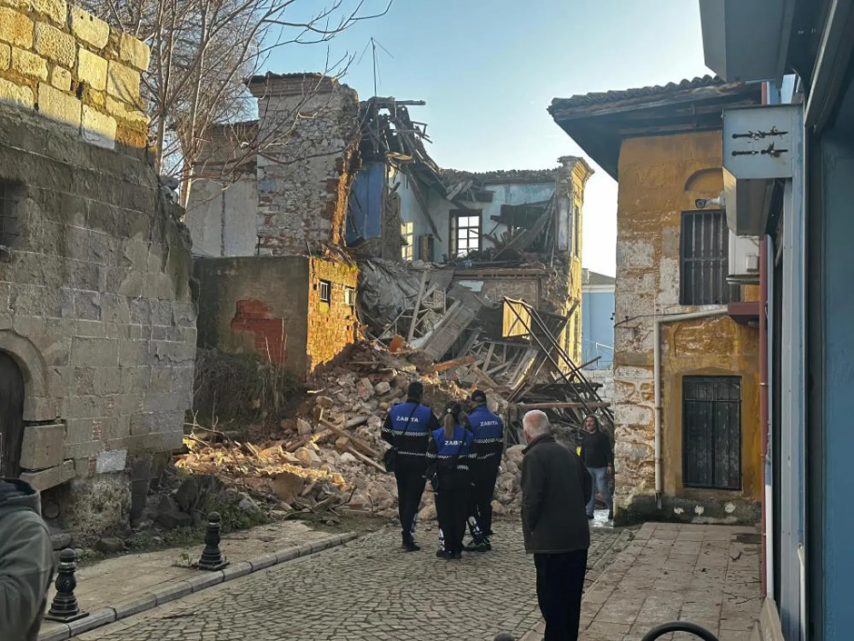 Milas'ta Tarihi Ev Çöktü
