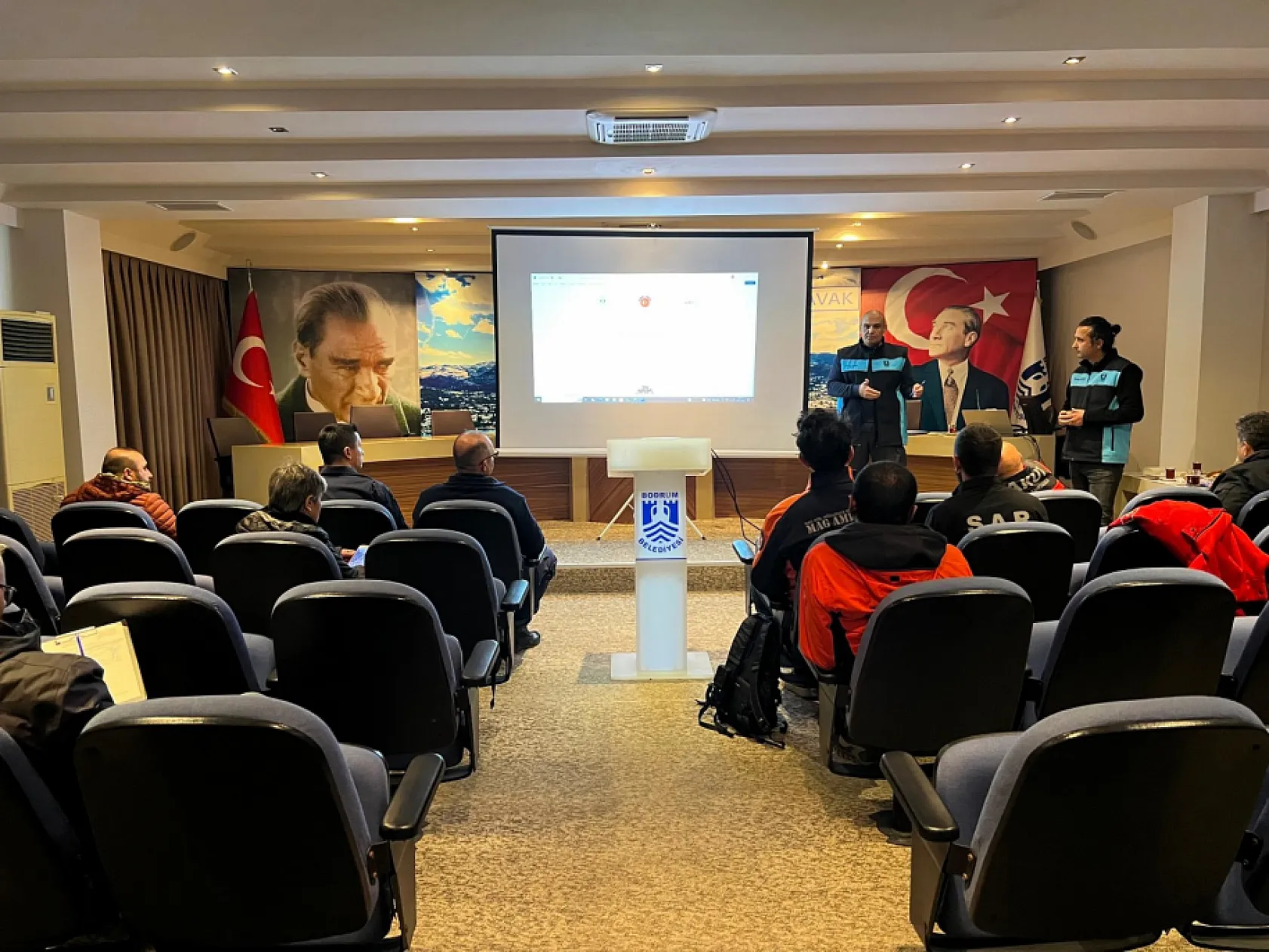 Bodrum'da afetlere hazırlık için iş birliği toplantısı