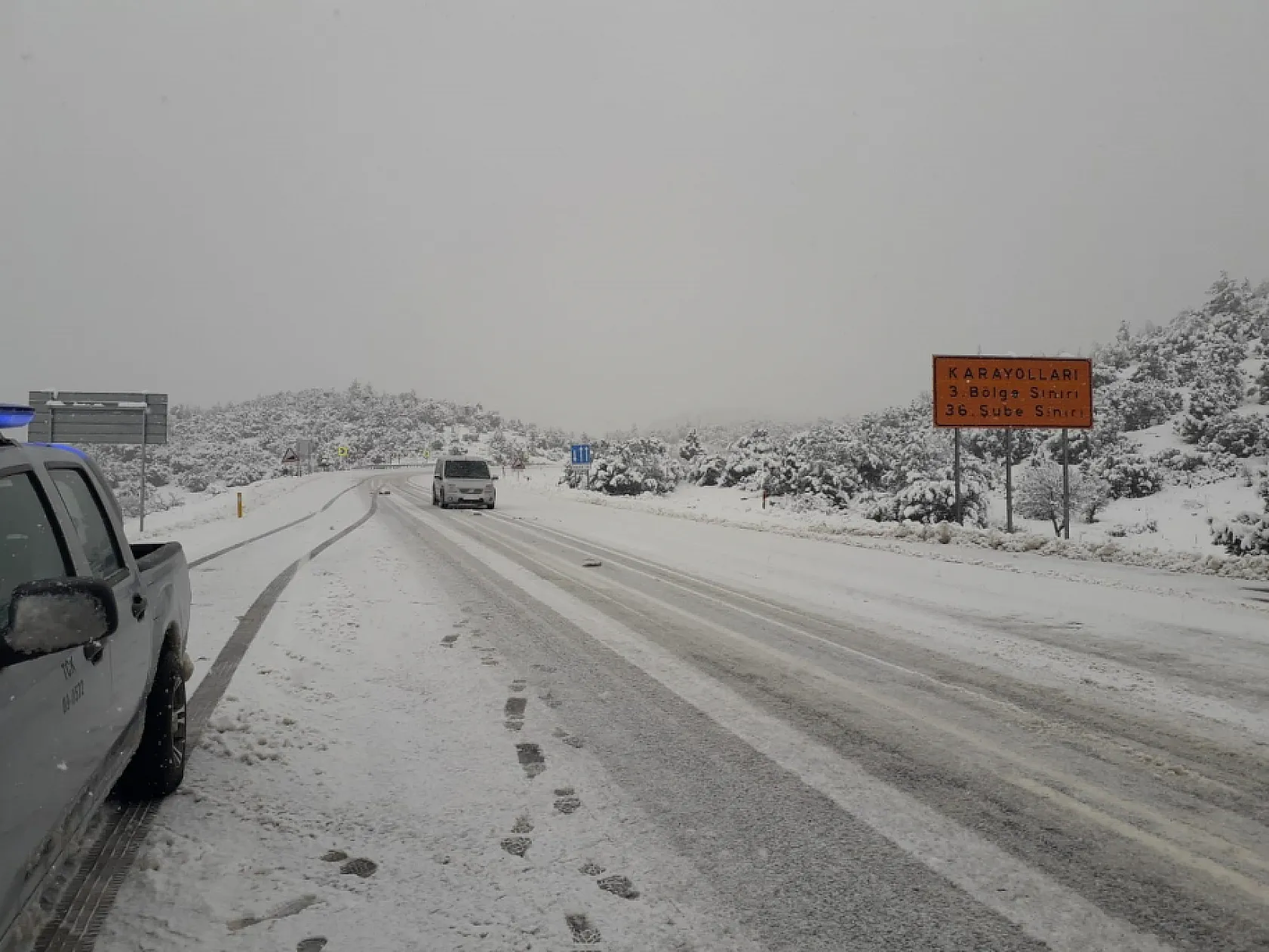 Antalya'da kar yağışı başladı