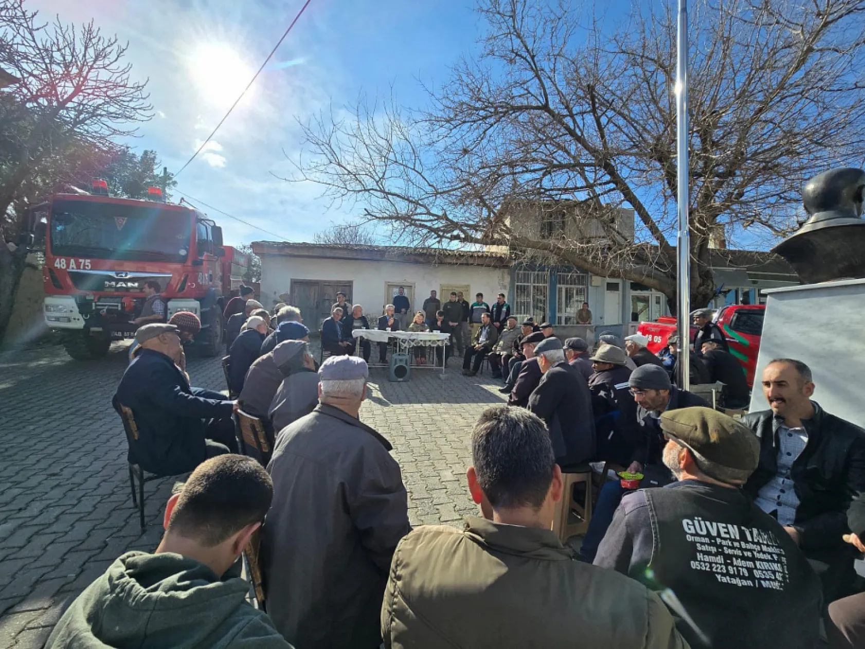 Yatağan'da vatandaşlara orman yangınları eğitimi