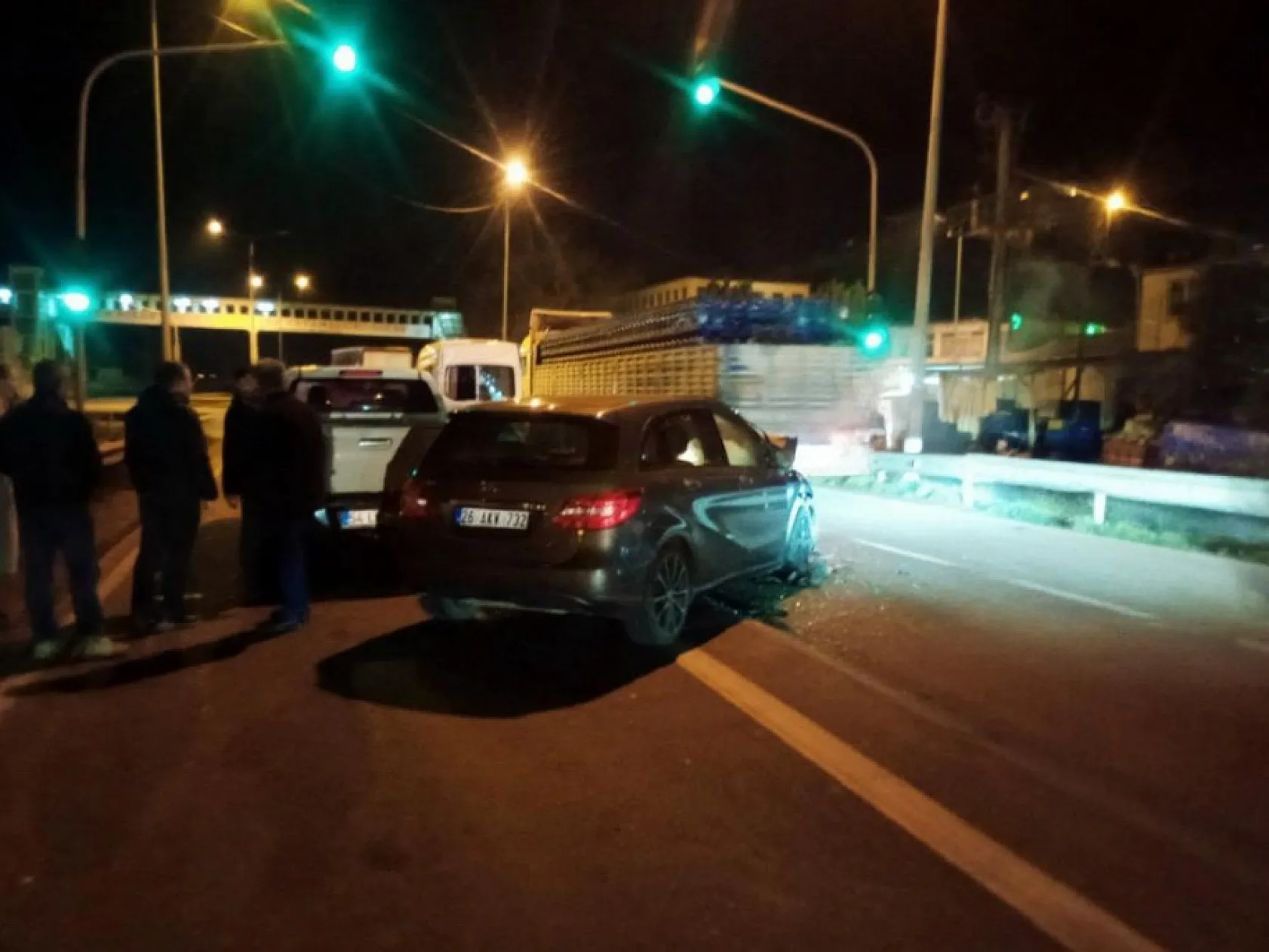 Zincirleme kaza: Vatandaş o anları spiker gibi anlattı