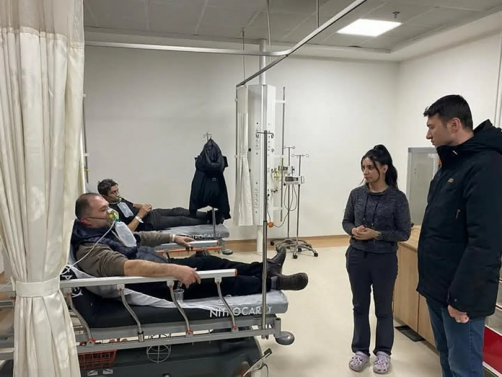 Tünel içinde Gürcistan plakalı bir tır yandı: 5 yaralı