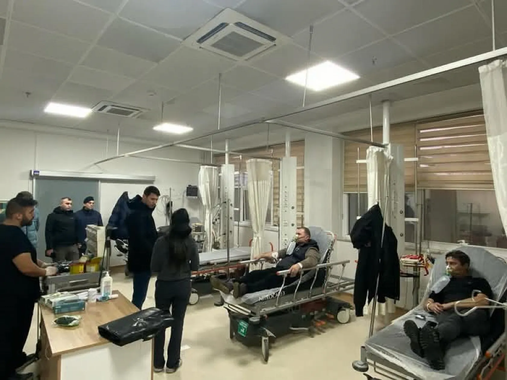 Tünel içinde Gürcistan plakalı bir tır yandı: 5 yaralı