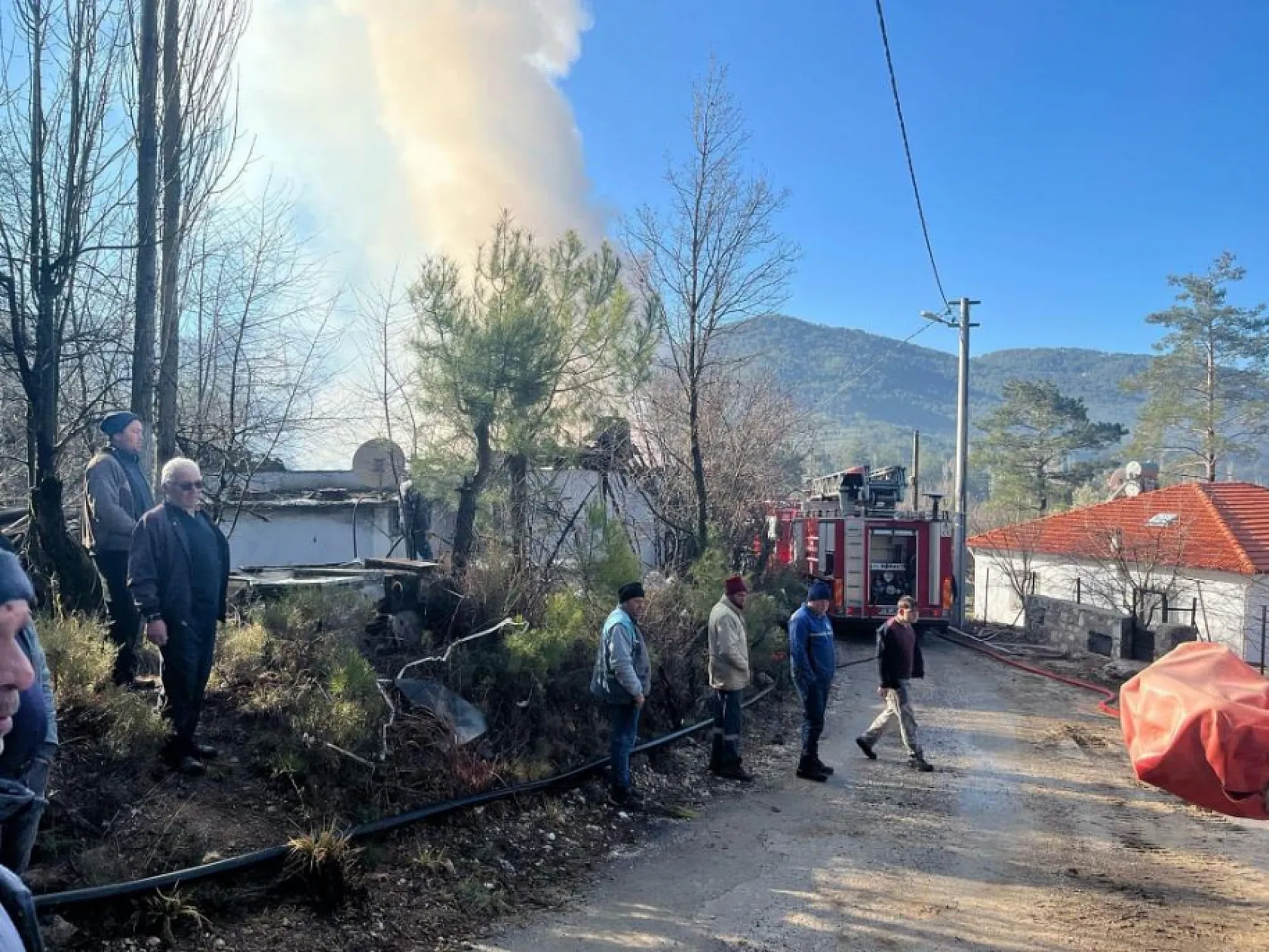 Fethiye'de yangın faciası: 2 kişi hayatını kaybetti