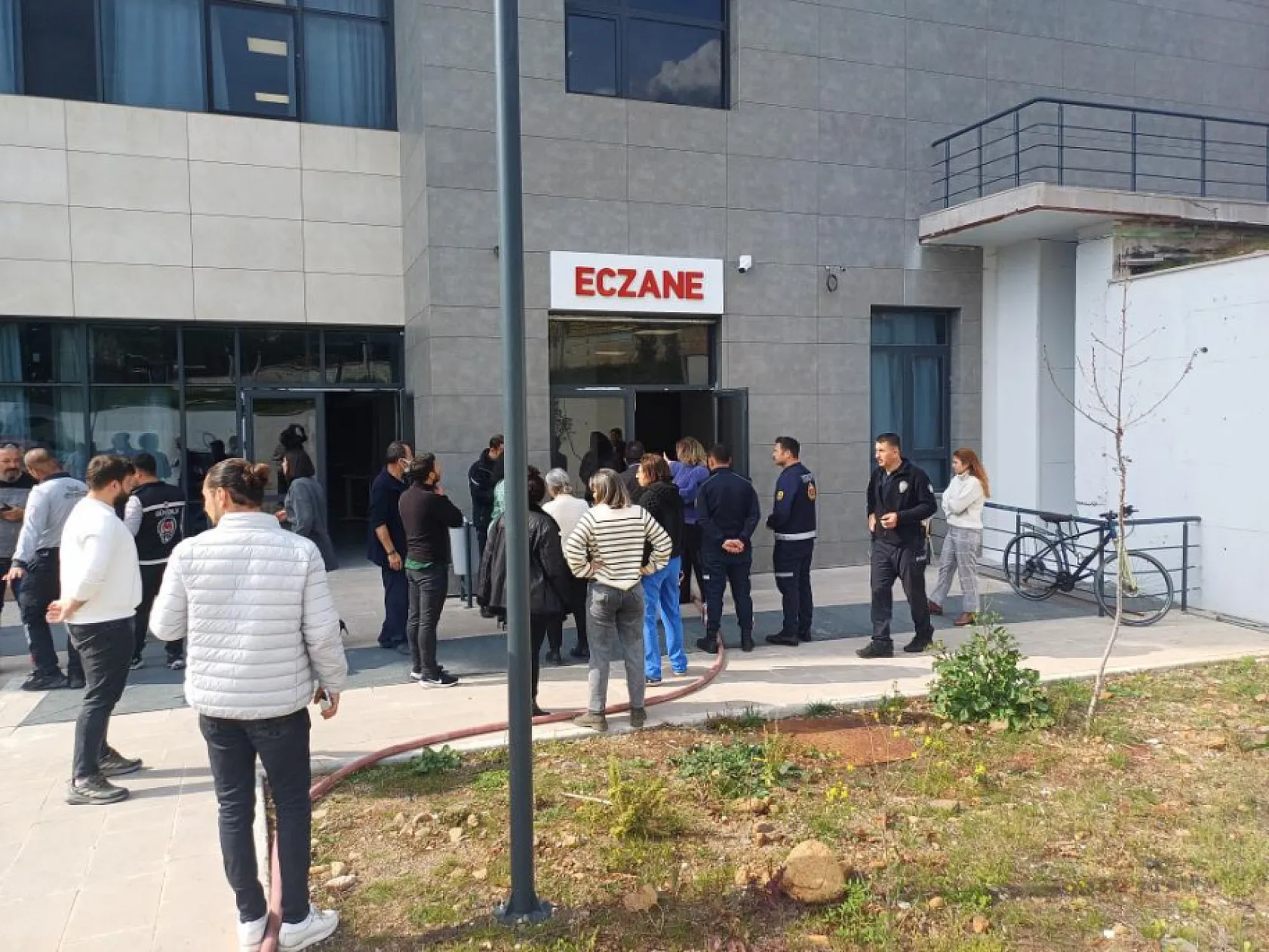Yangın paniği! Marmaris Devlet Hastanesi tahliye edildi