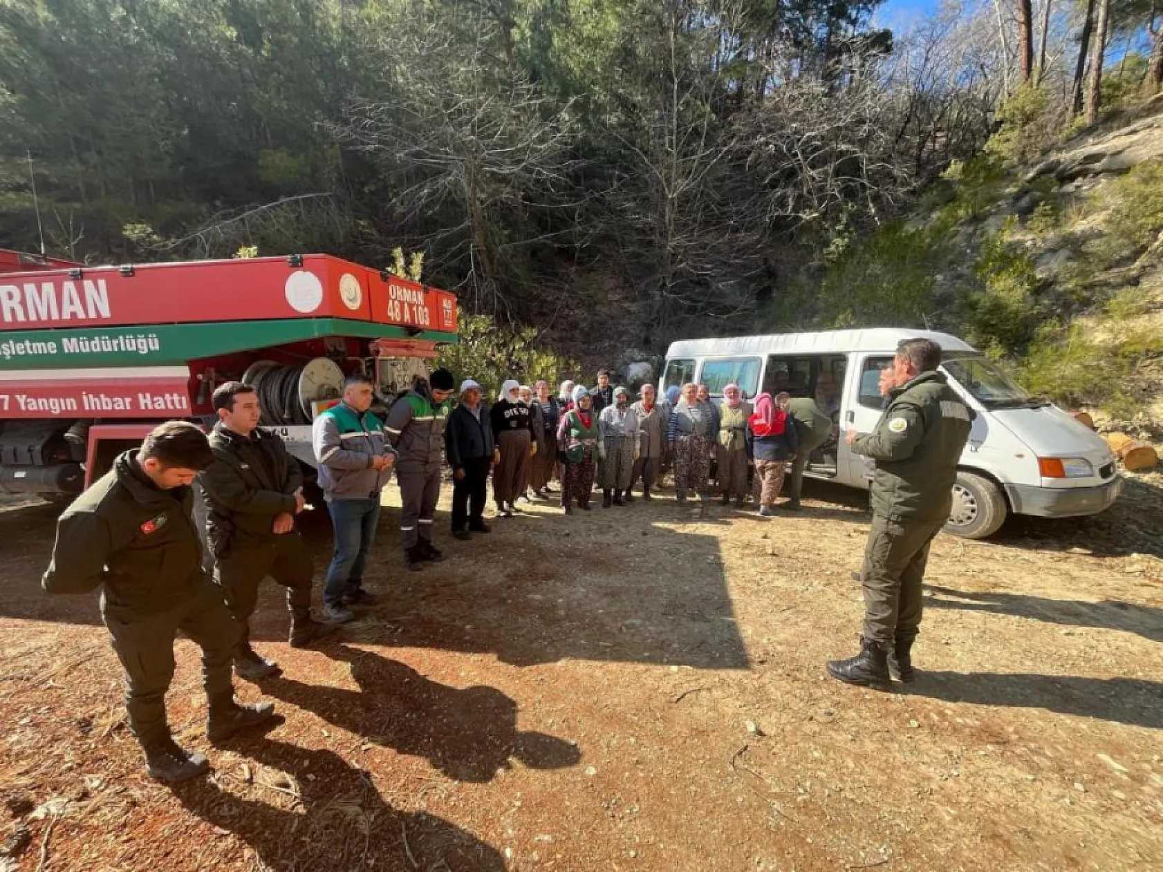 Muğla'da yangınlara karşı bilgilendirme toplantıları devam ediyor