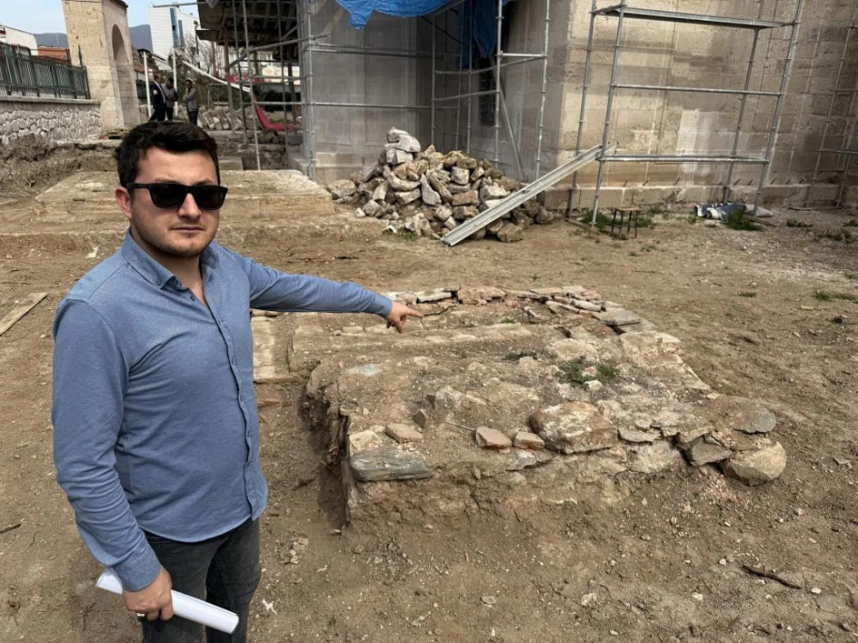 Eski fotoğraflarda vardı, gerçek oldu! Tarihi kalıntılar şaşırttı