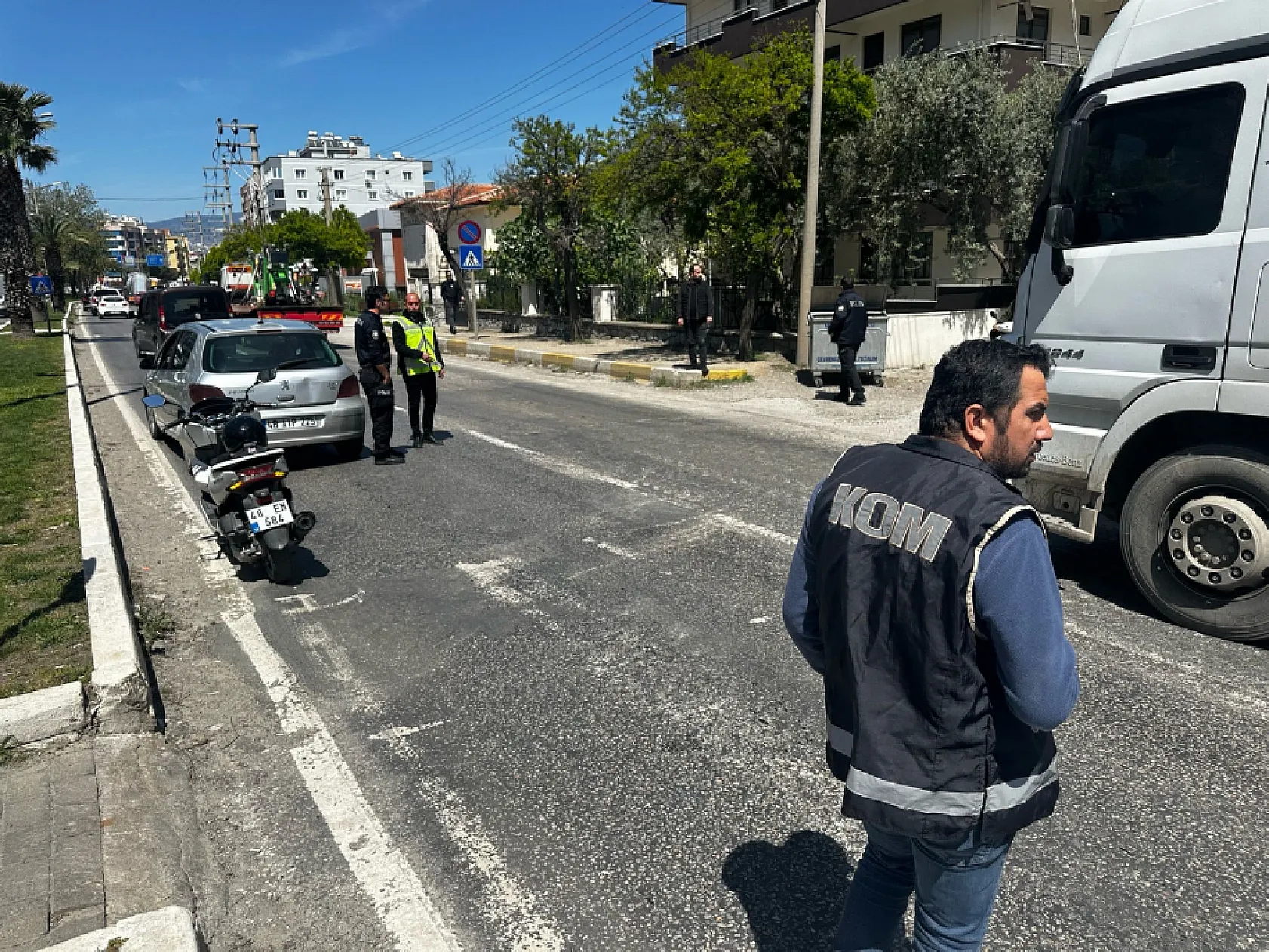 Milas'ta yaşanan kovalamaca sonucu 19 yıl hapis cezası bulunan şahıs yakalandı