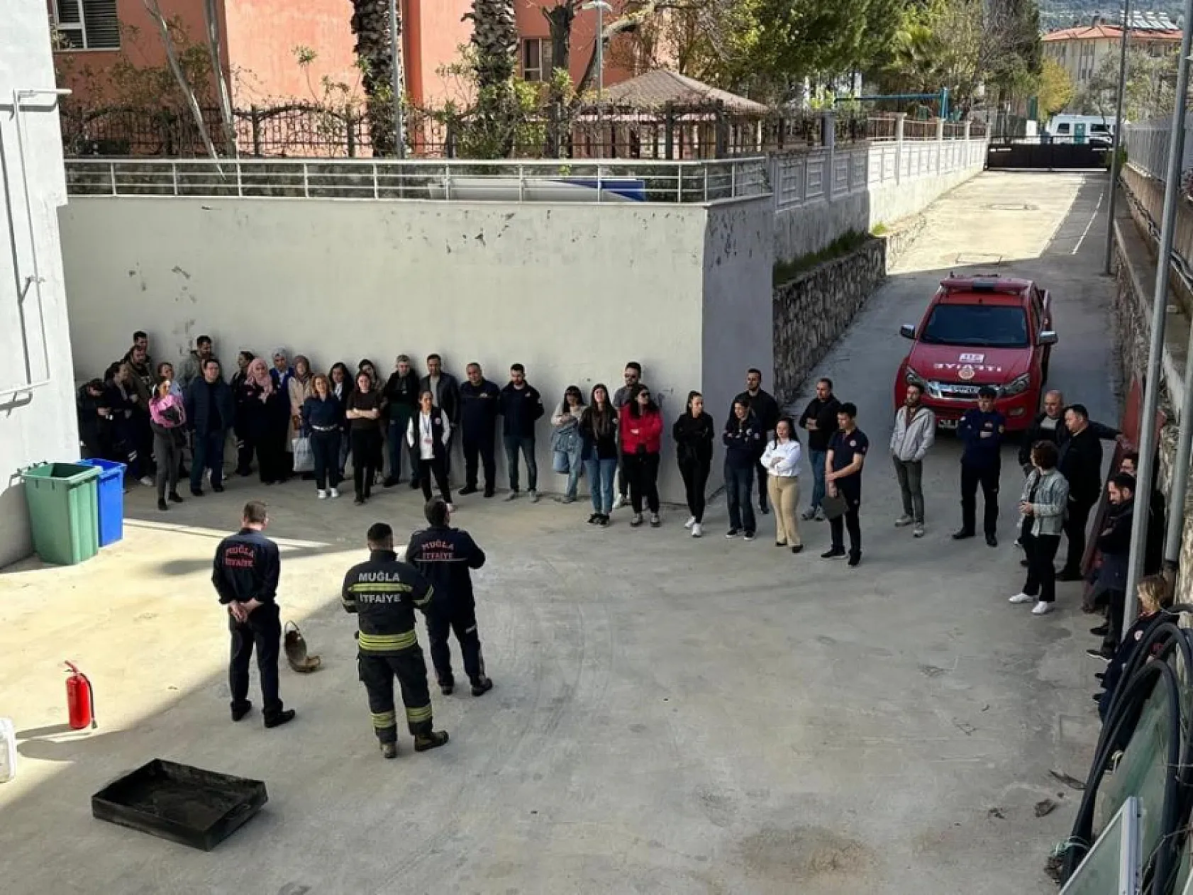 Muğla 112 personeline yangın farkındalık eğitimi