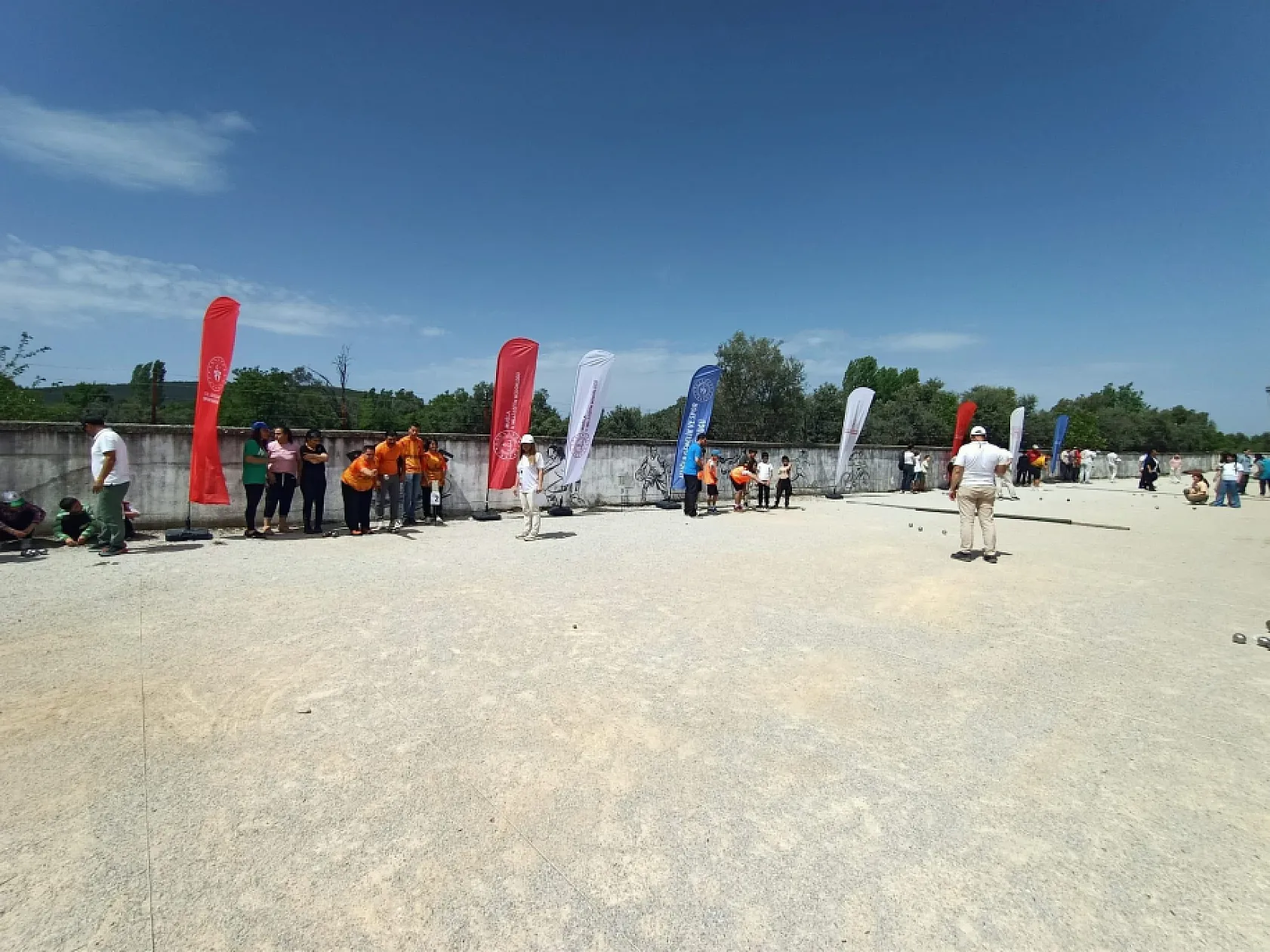 Özel sporcular bocce turnuvası renkli görüntülere sahne oldu