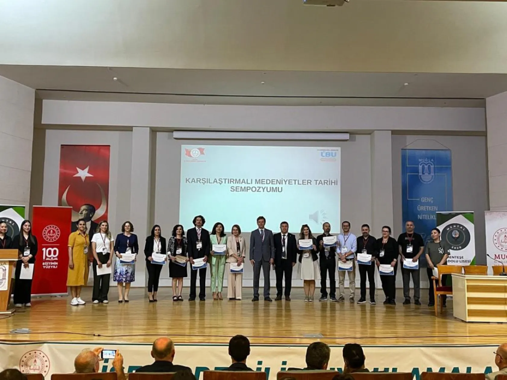 Muğla'da liseli öğrencilerden medeniyet tarihine ışık tutan sempozyum