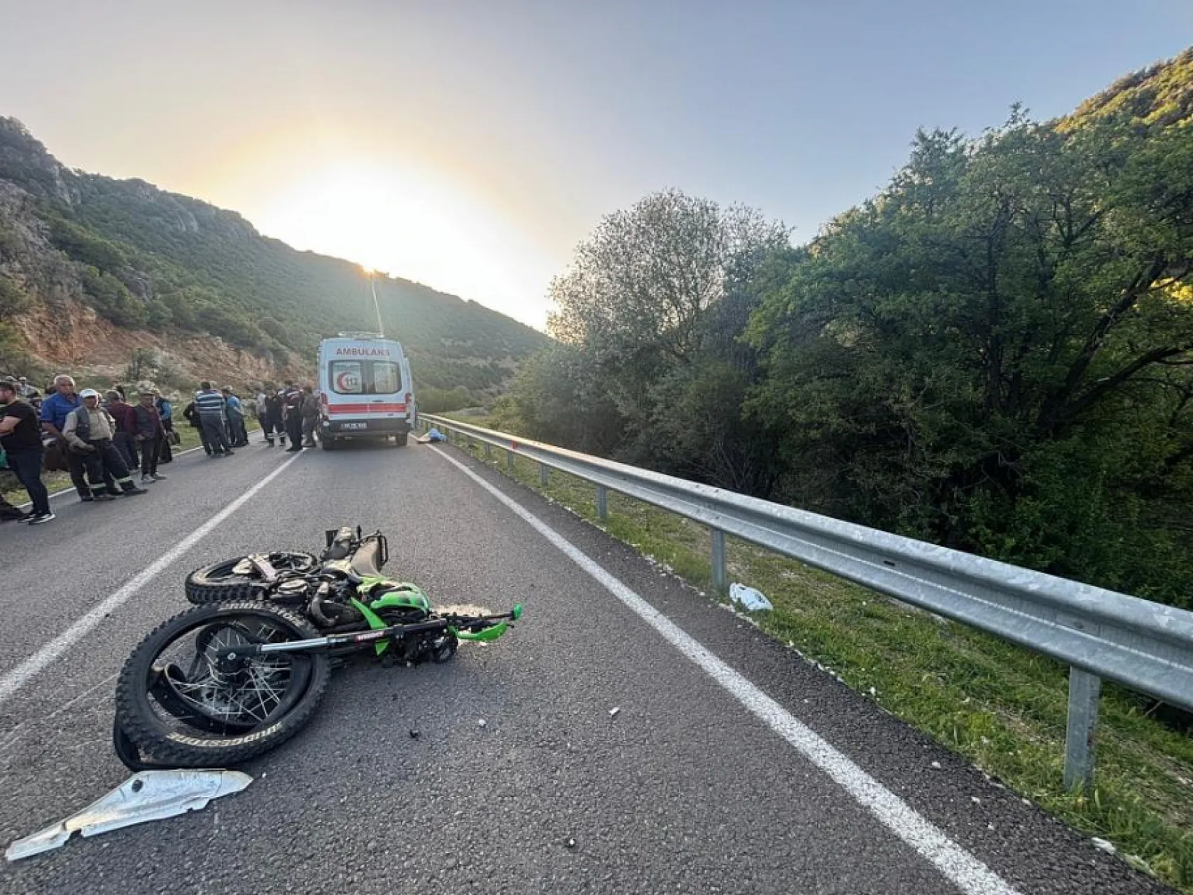 Feci motosiklet kazası: 17 yaşındaki lise öğrencisi hayatını kaybetti