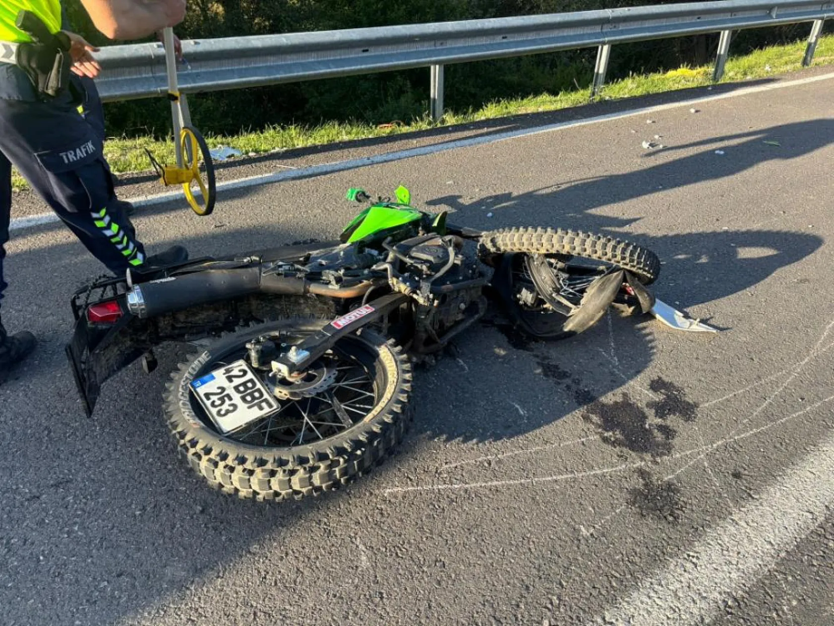 Feci motosiklet kazası: 17 yaşındaki lise öğrencisi hayatını kaybetti