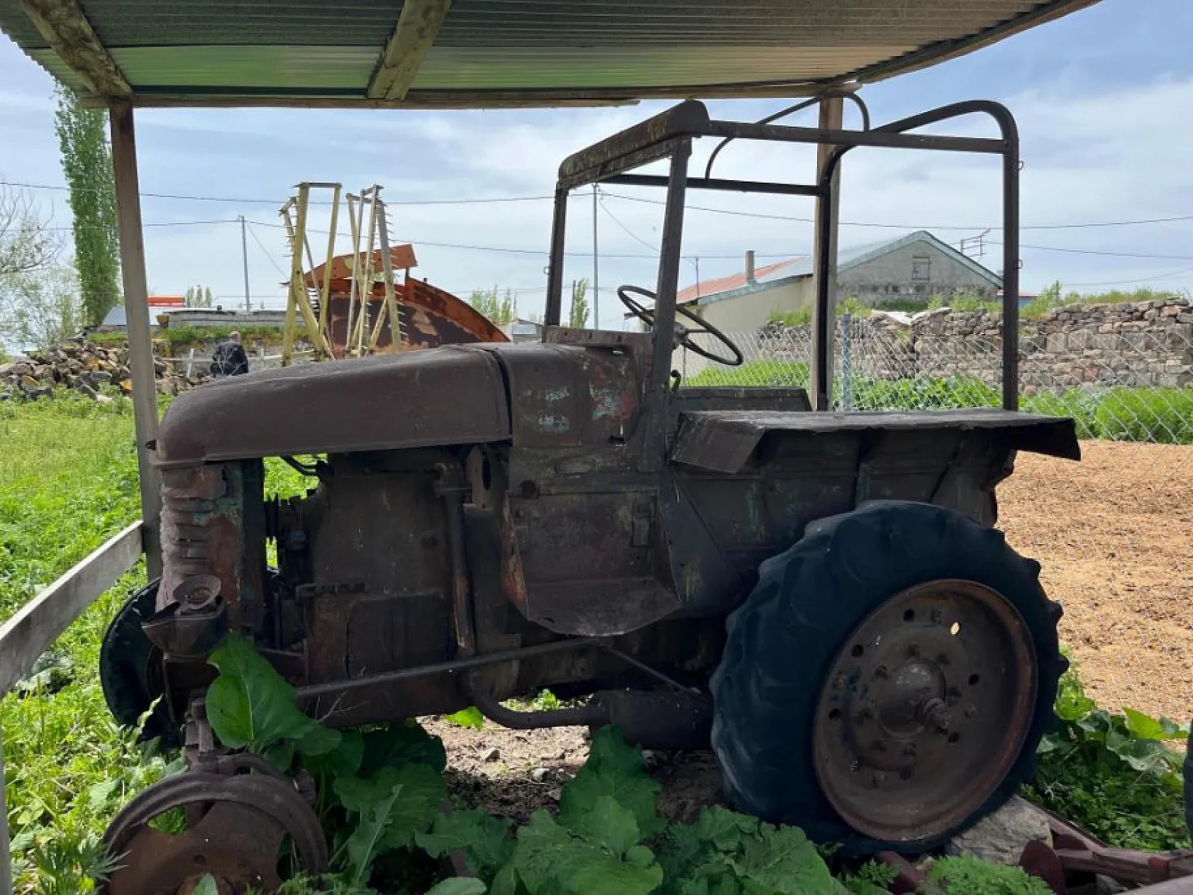73 Yıllık Traktör Baba Hatırası Olarak Yaşatılıyor