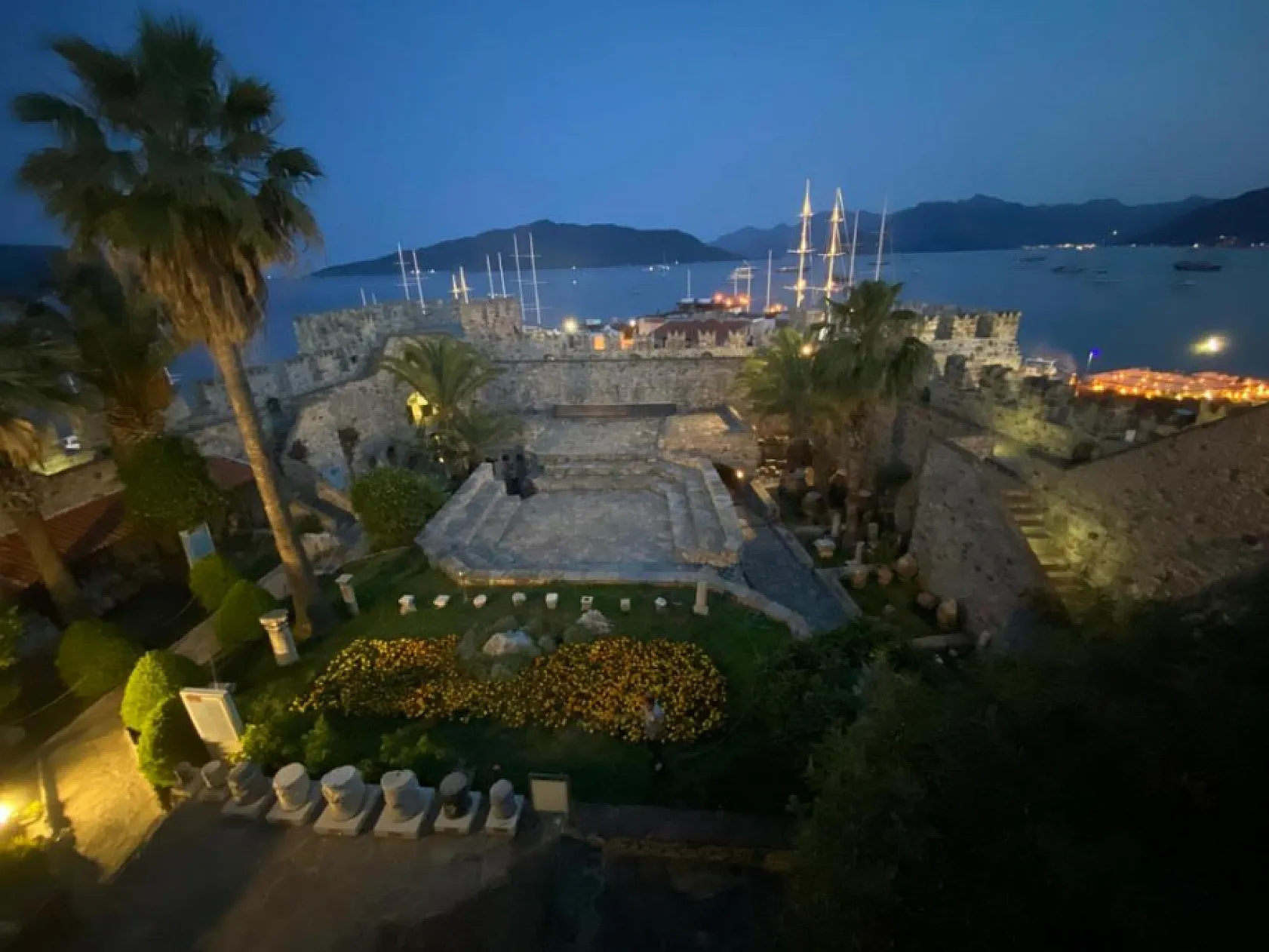 Marmaris Kalesinde gece müzesi dönemi başladı