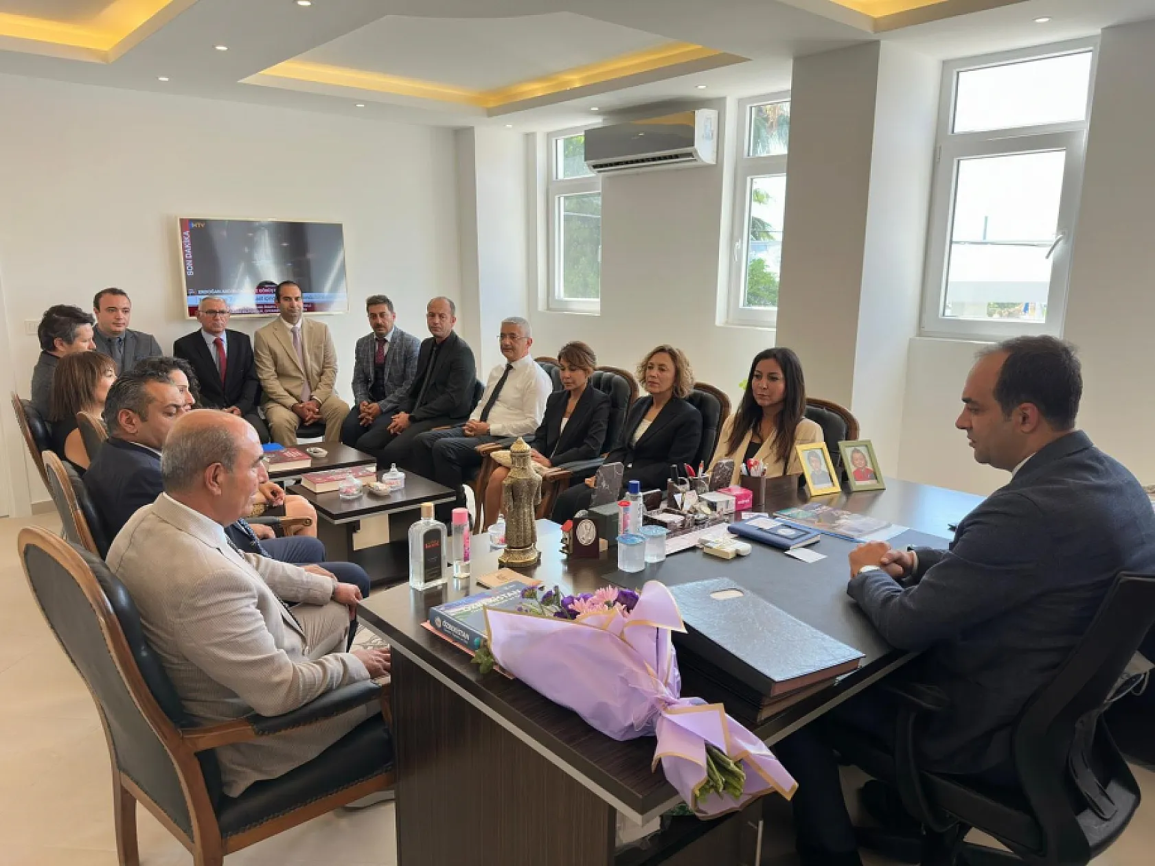 Datça'da eğitim yöneticilerine başarı belgesi takdim edildi