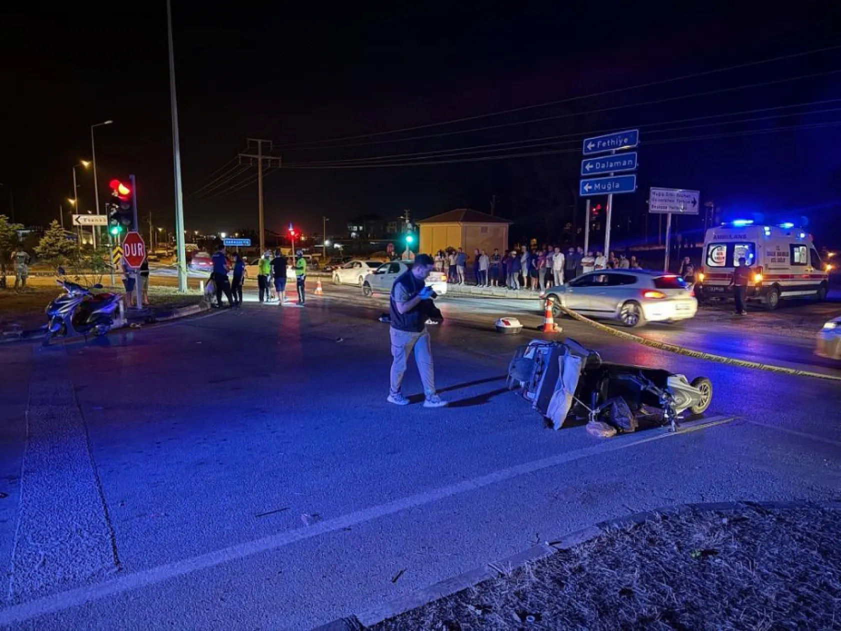 Fethiye'de tırla çarpışan motosiklet sürücüsü hayatını kaybetti