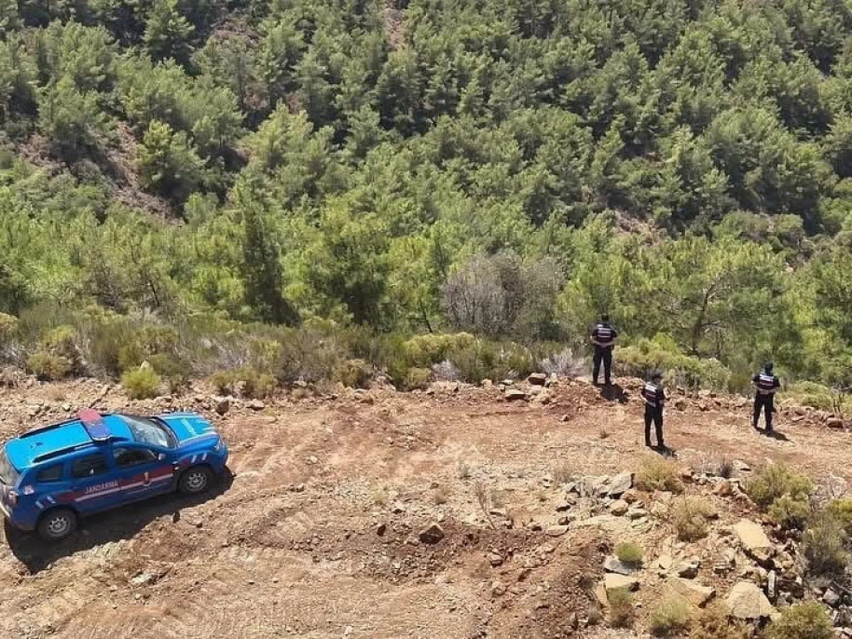 Datça'da orman yangınlarına karşı 7/24 nöbet