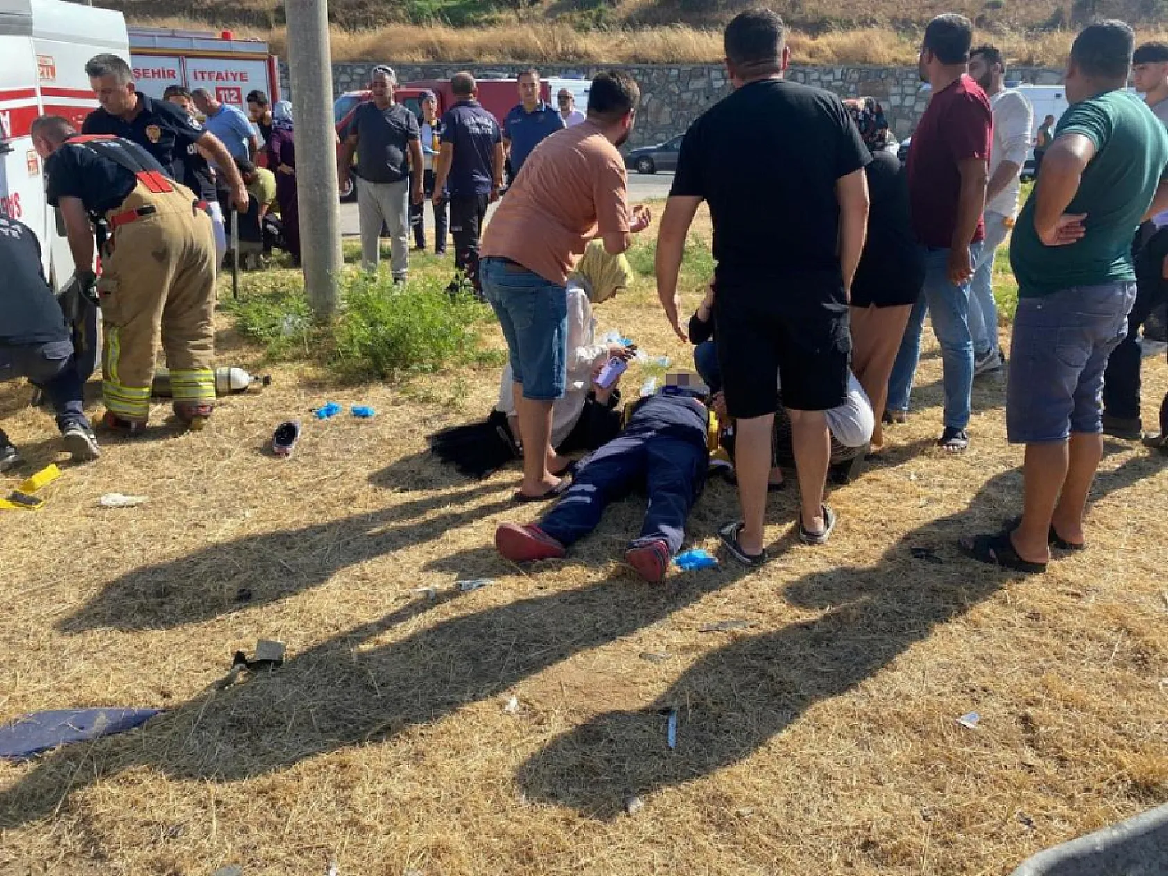 Manisa'daki ambulans kazasında bilanço ağır: 1 ölü, 6 yaralı