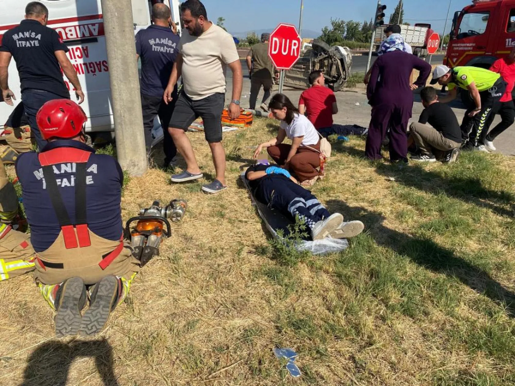 Manisa'daki ambulans kazasında bilanço ağır: 1 ölü, 6 yaralı