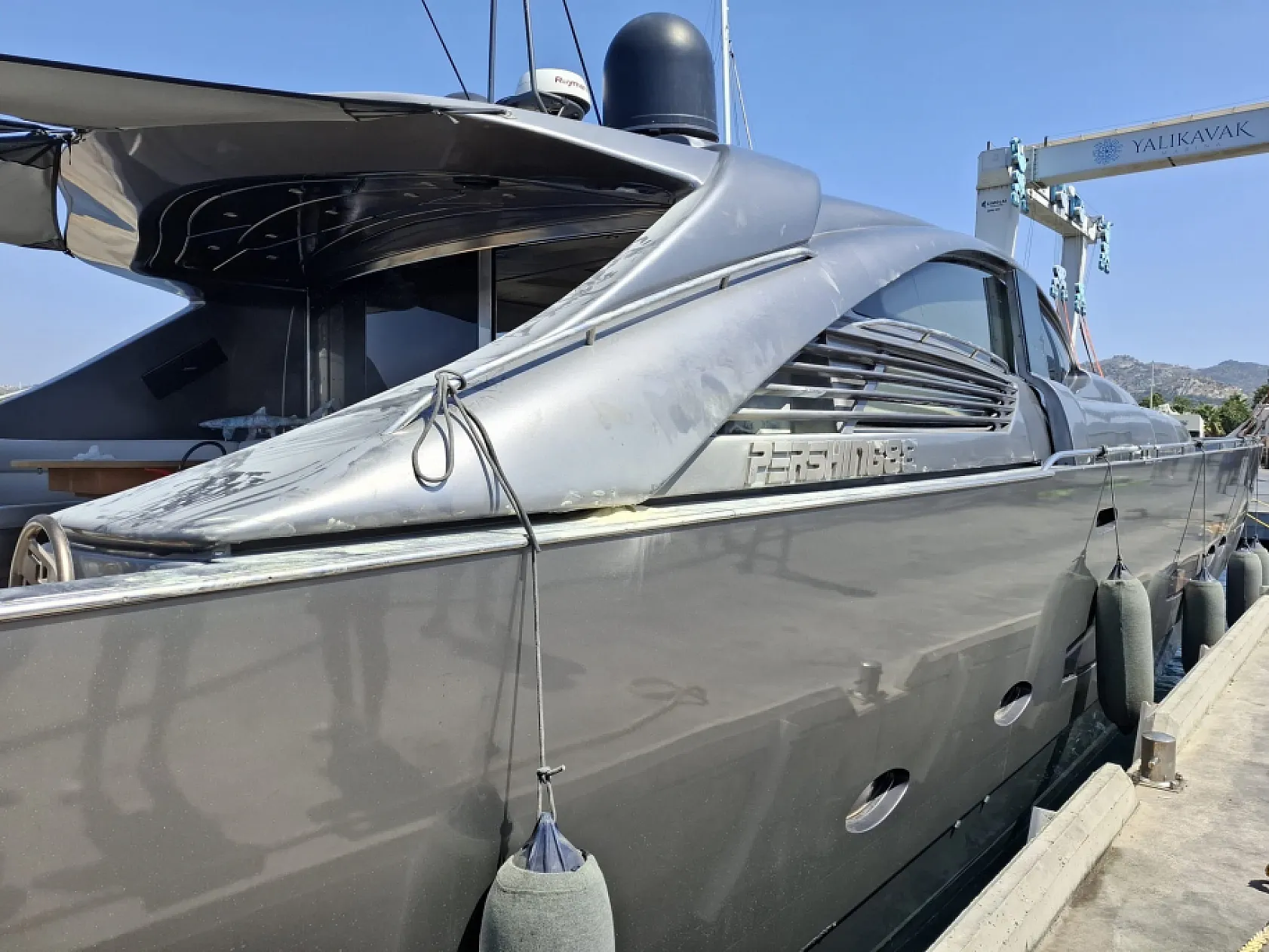Bodrum'da milyon dolarlık motoryatta yangın