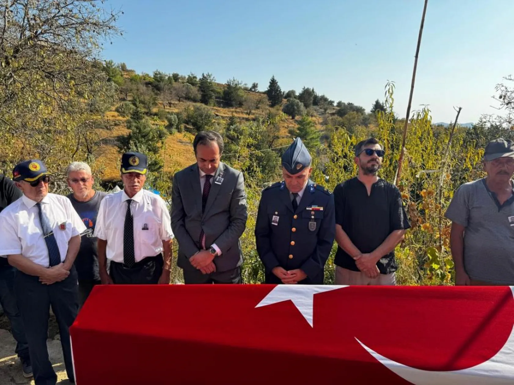 Kıbrıs Gazisi Datça'da toprağa verildi