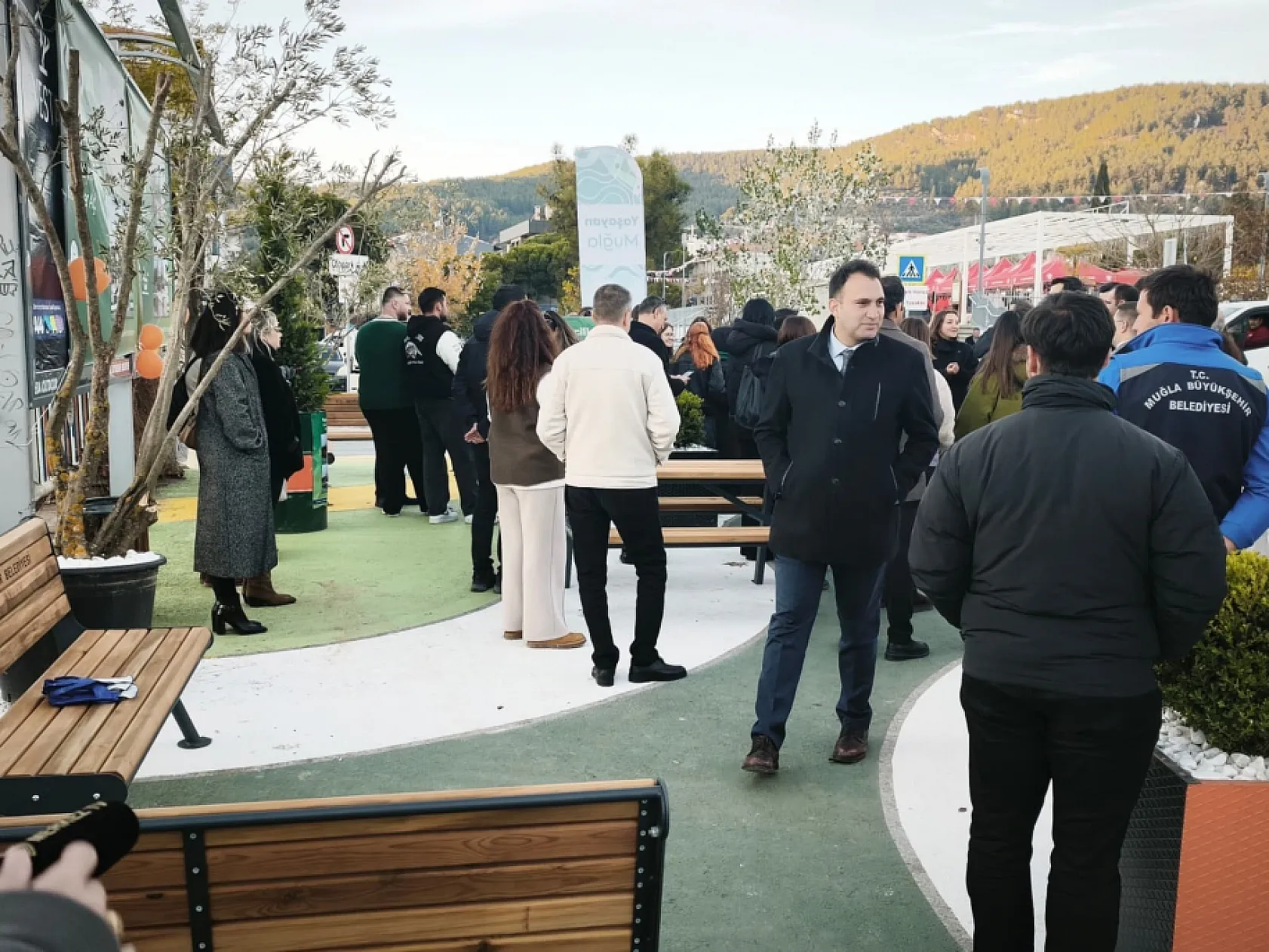 Muğla'da taktiksel şehircilikle yaya sirkülasyonu rahatlatılıyor