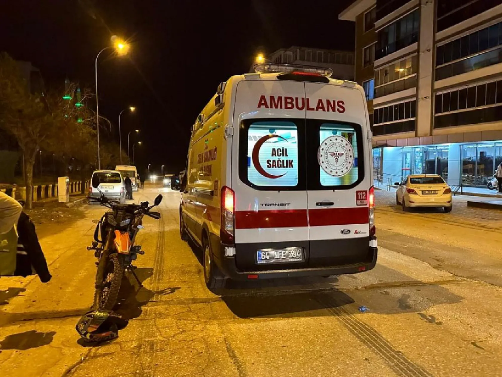 Motosikletin çarptığı yaya hayatını kaybetti