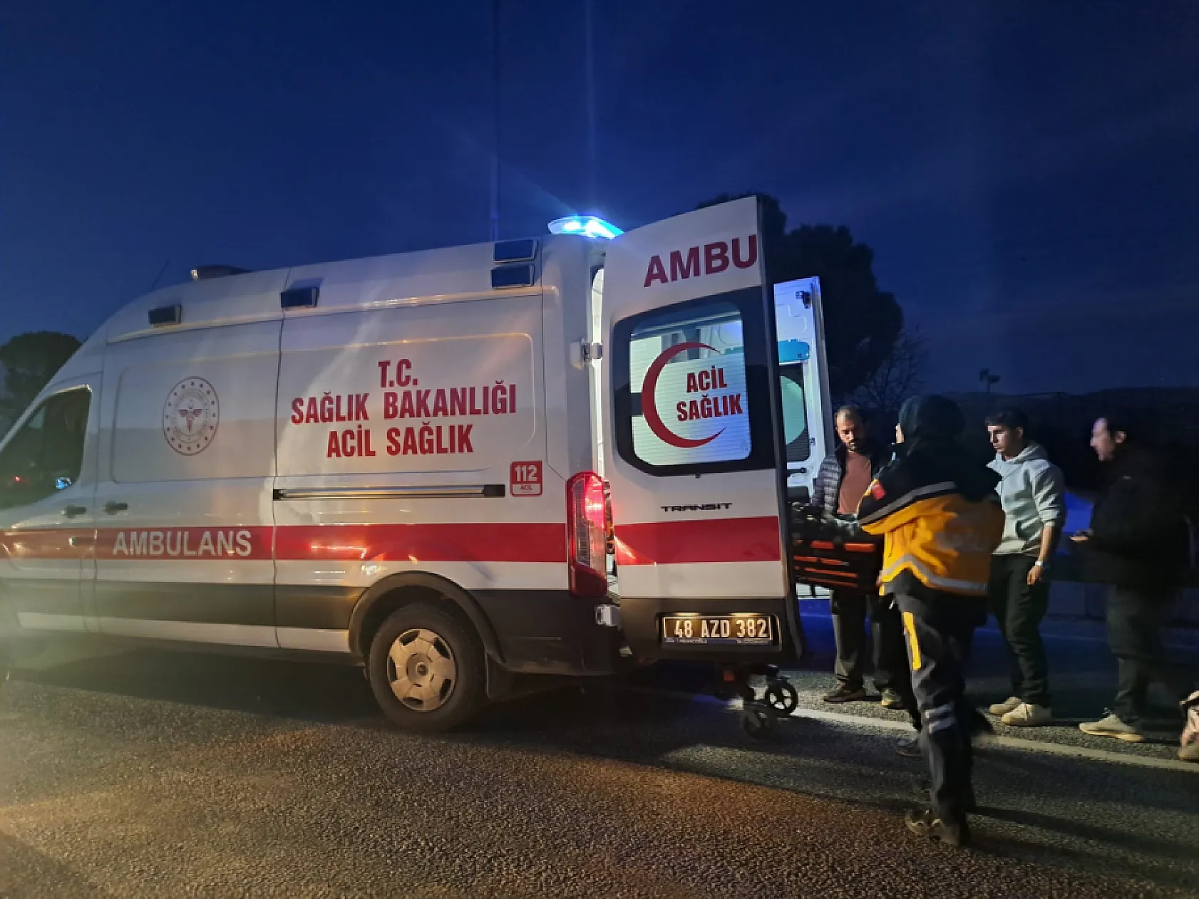 Menteşe'de motosiklet kazası: 2 yaralı